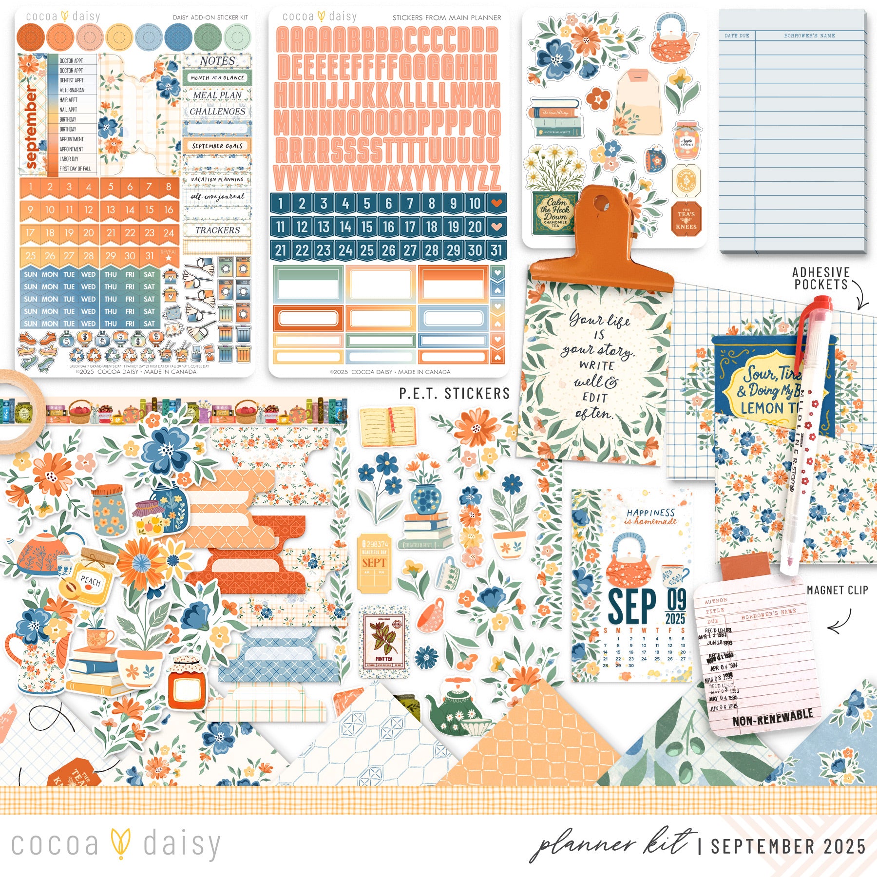 Chapters of September Planner Kit - NO INSERTS - September 2025