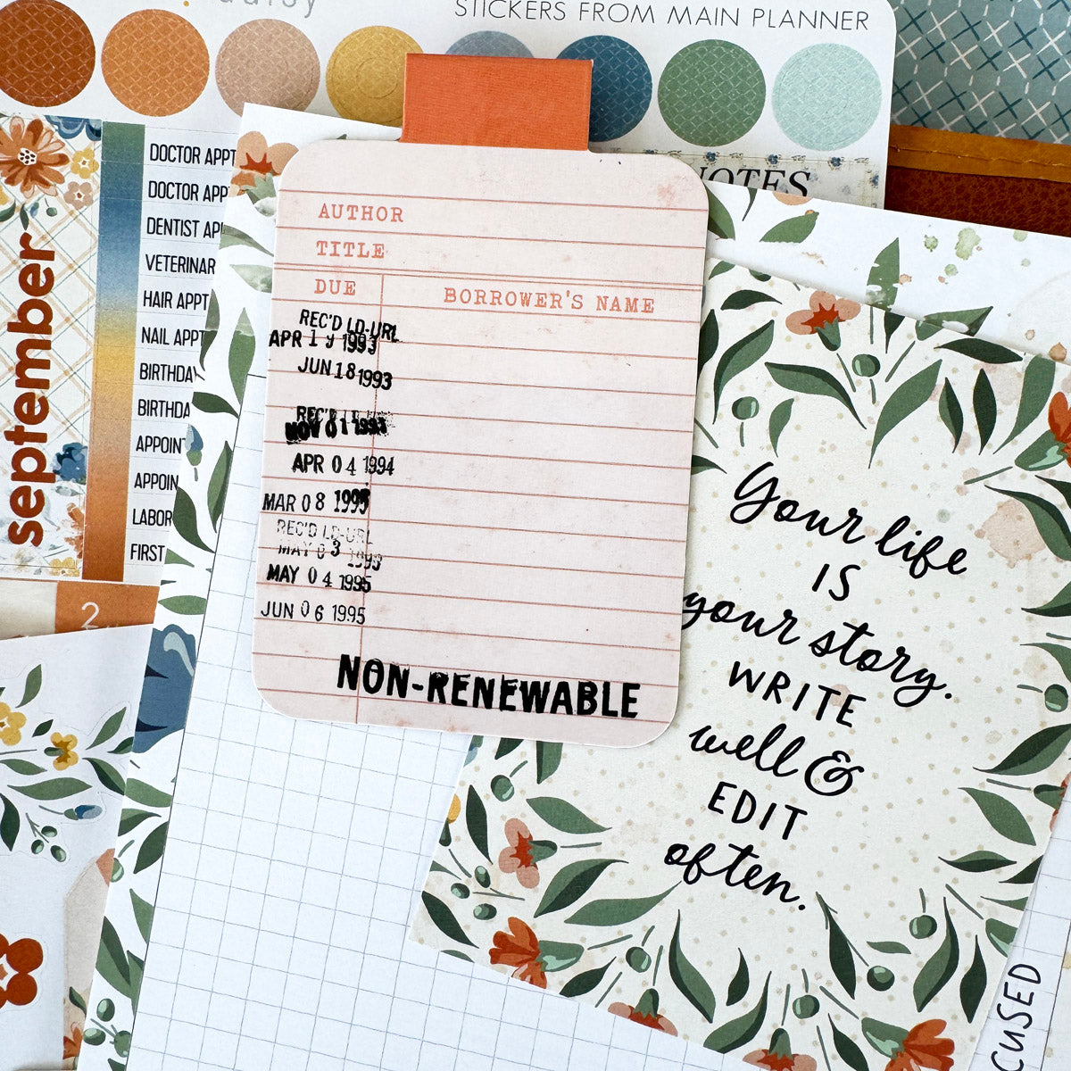 Chapters of September Planner Kit - NO INSERTS - September 2025