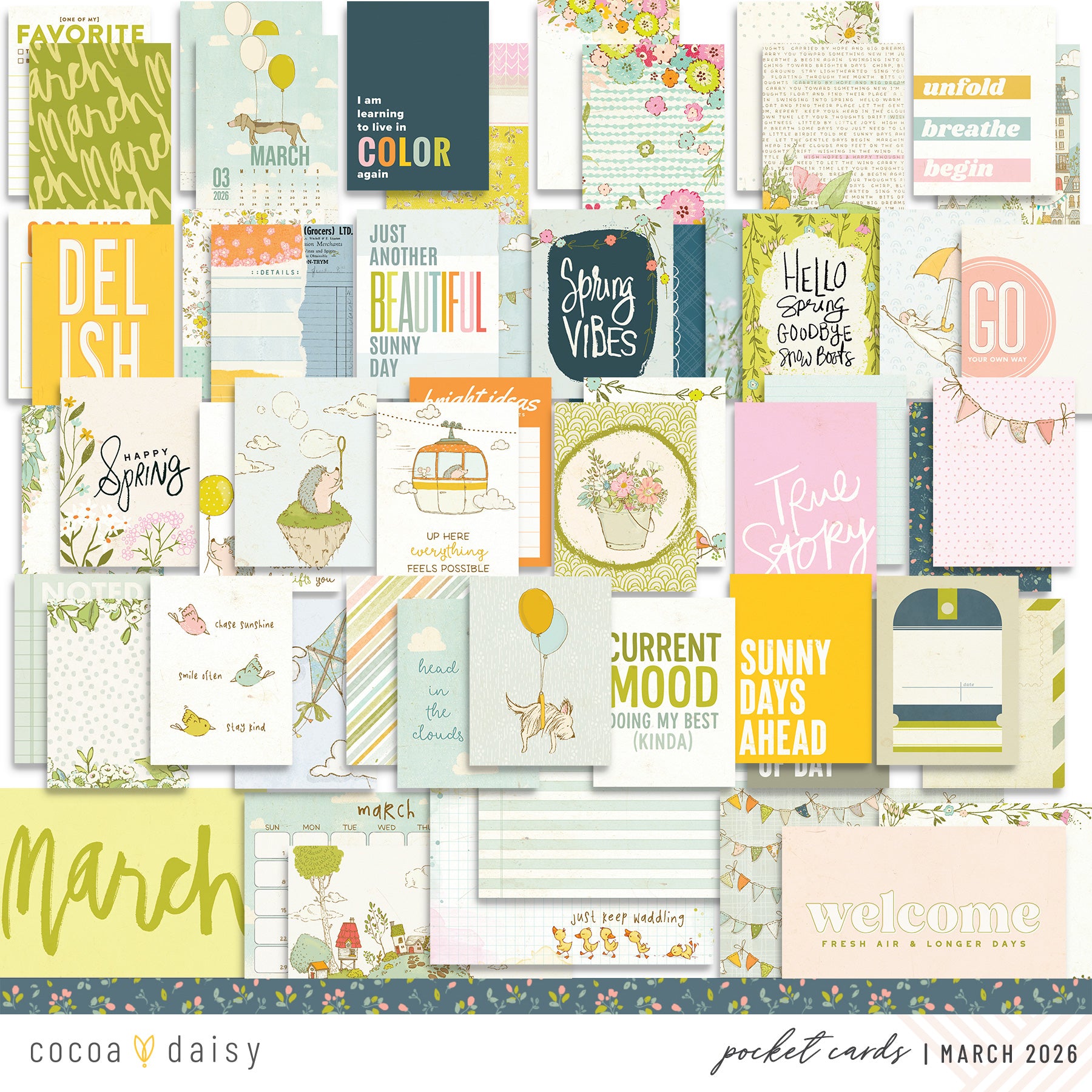 Memory Keeping Pocket Cards Subscription - 1 month