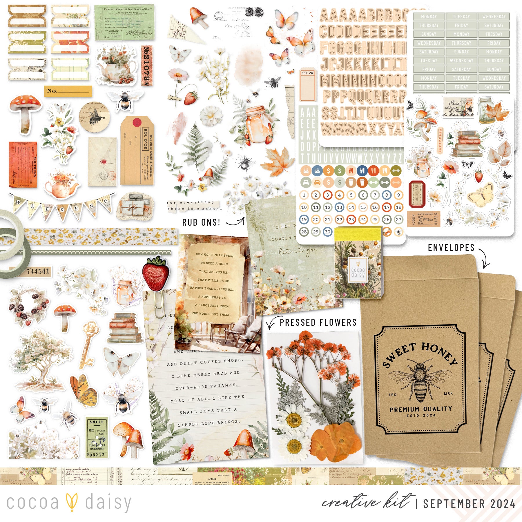 Little Bee Cottage Creative Kit September 2024