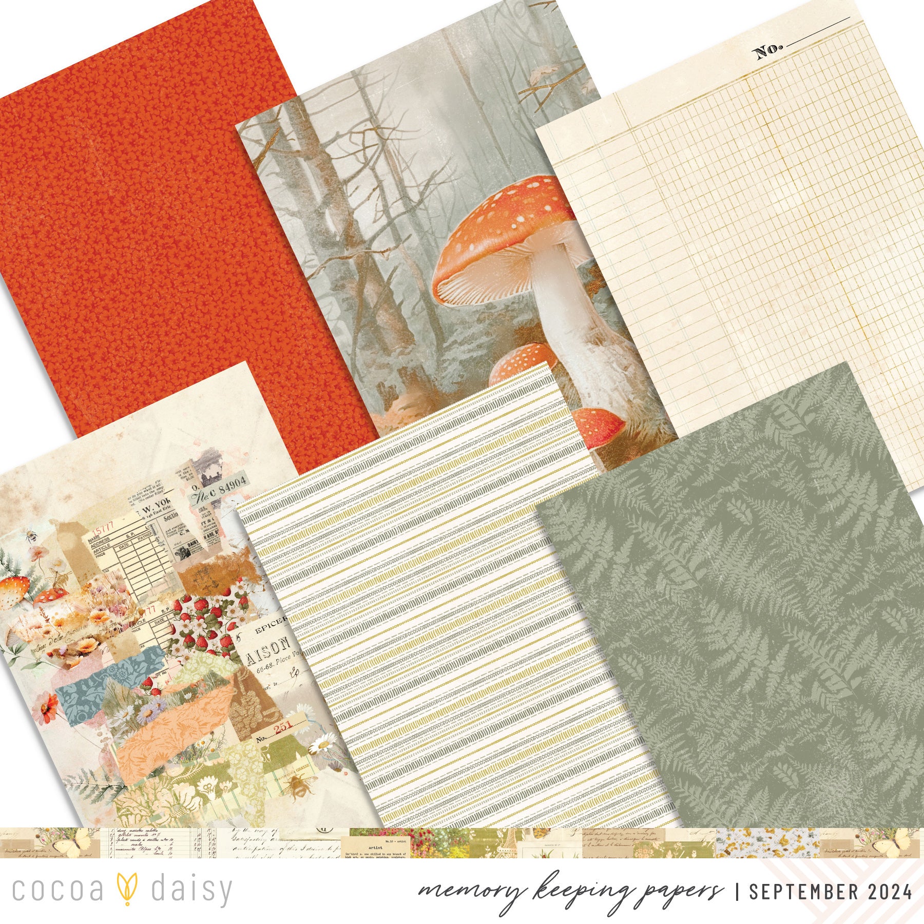 Little Bee Cottage Scrapbooking Kit #2 - No Add Ons - September 2024