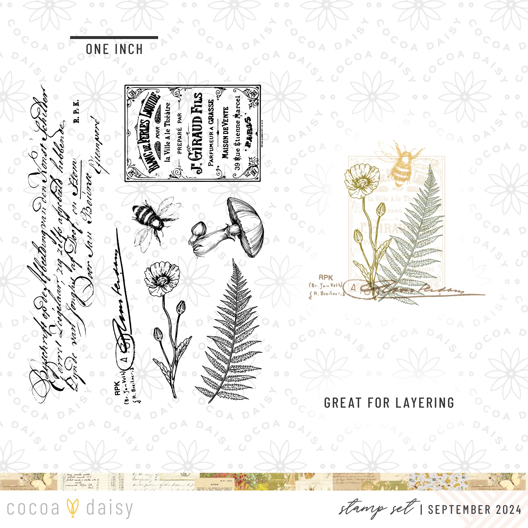 Little Bee Cottage Scrapbooking Kit - Choose Your Add On - September 2024