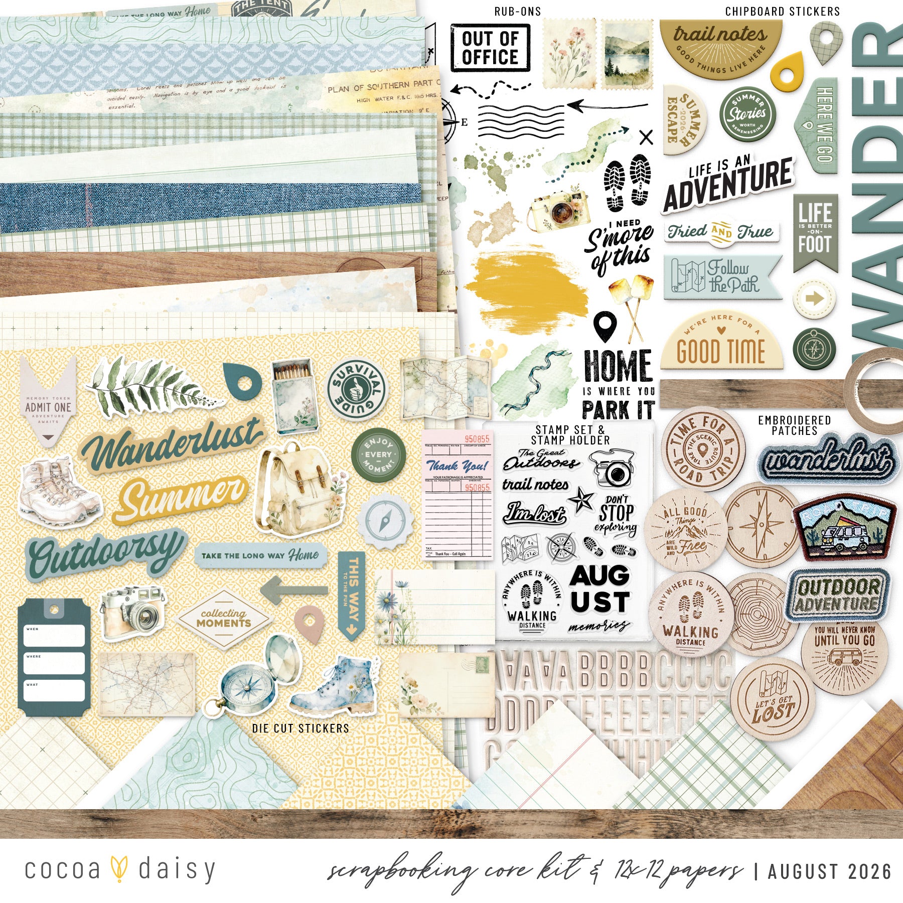 Scrapbooking Kit Subscription - Choose Your Add On - 1 month