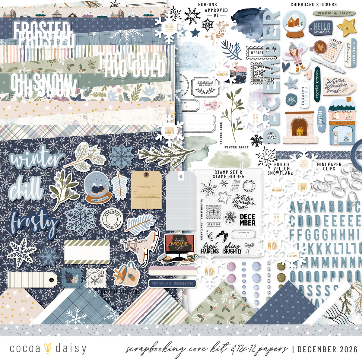 Scrapbooking Kit Subscription - Choose Your Add On - 1 month