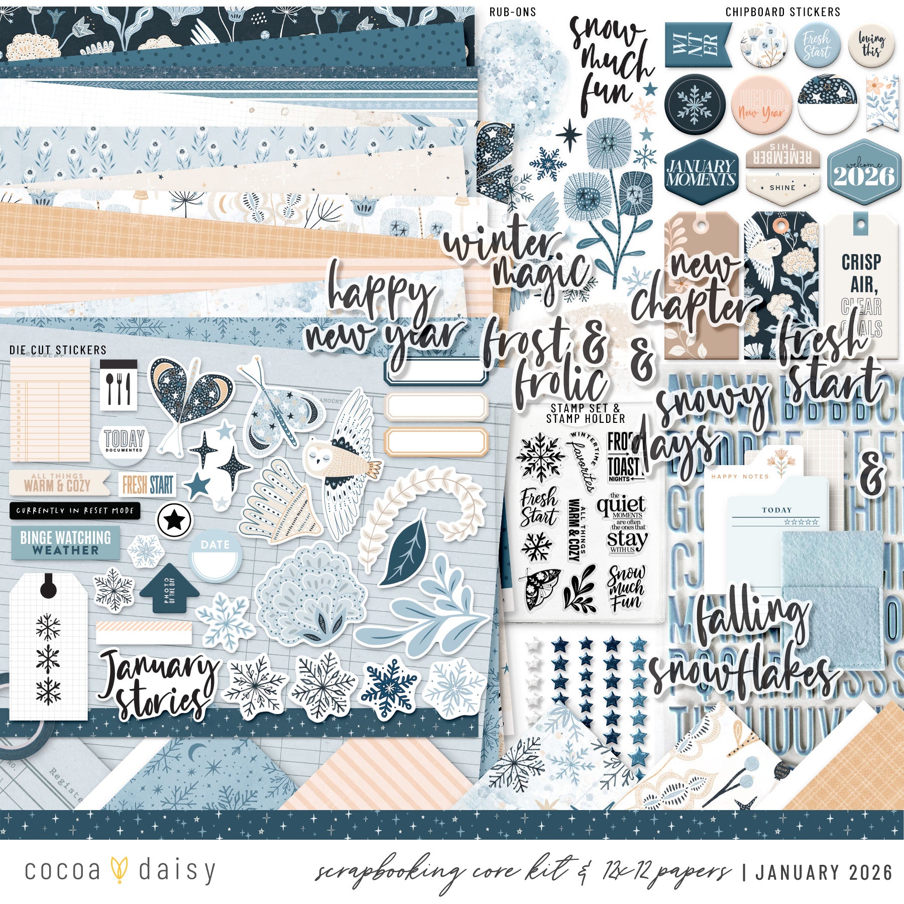 Scrapbooking Kit Subscription - Choose Your Add On - 1 month
