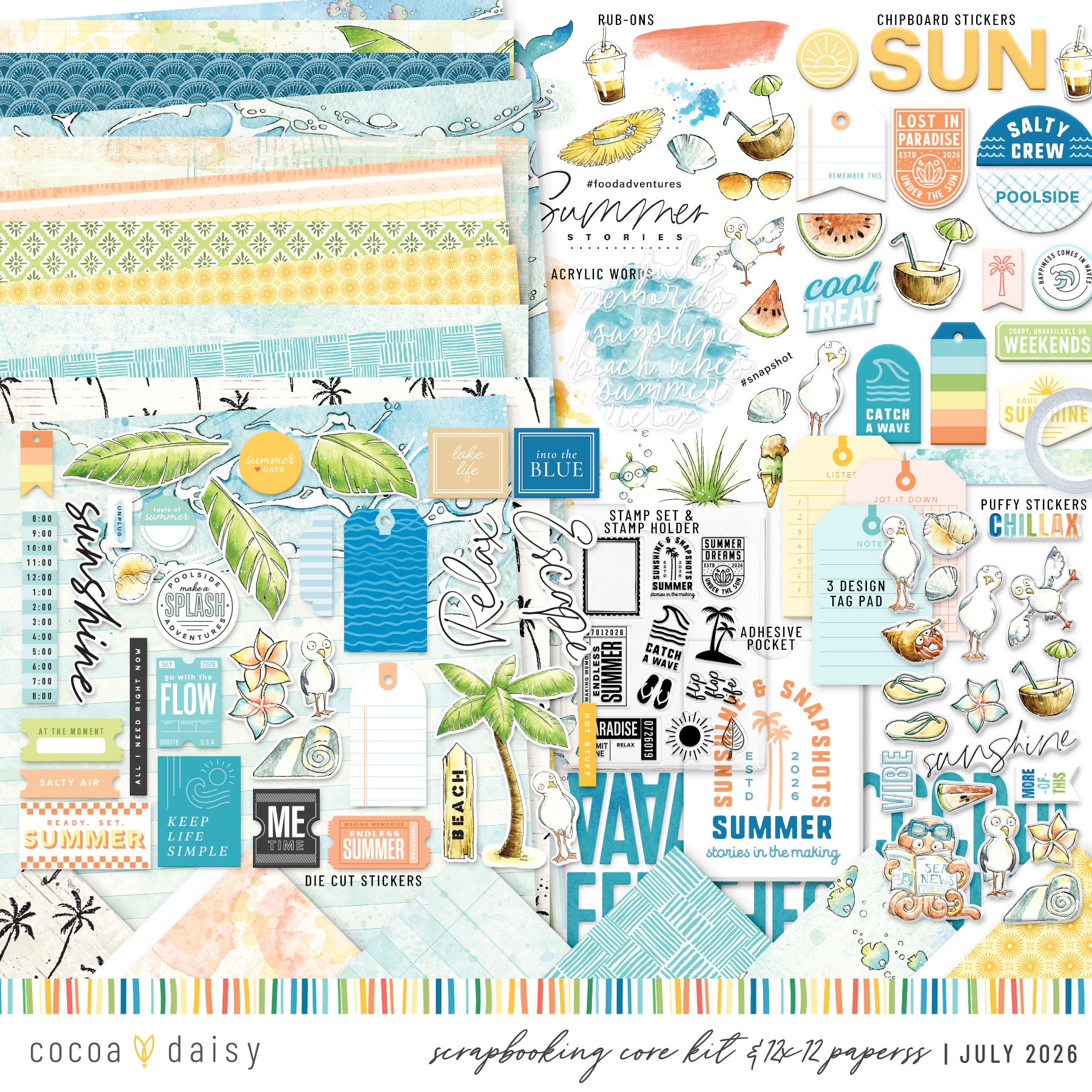 Scrapbooking Kit Subscription - Choose Your Add On - 1 month
