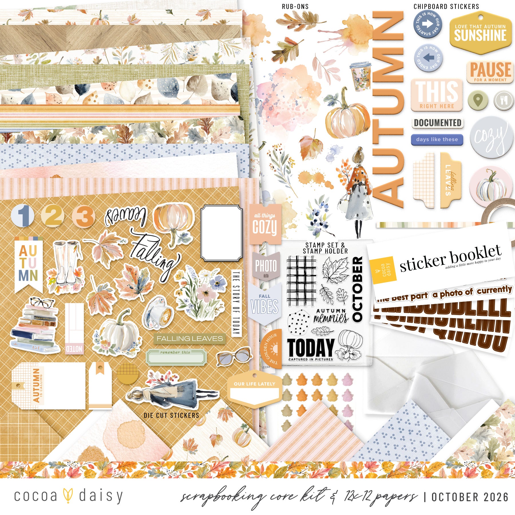 Scrapbooking Kit Subscription - Choose Your Add On - 1 month
