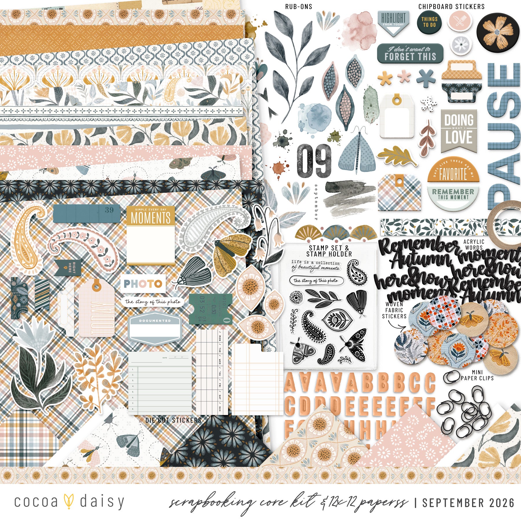 Scrapbooking Kit Subscription - Choose Your Add On - 1 month