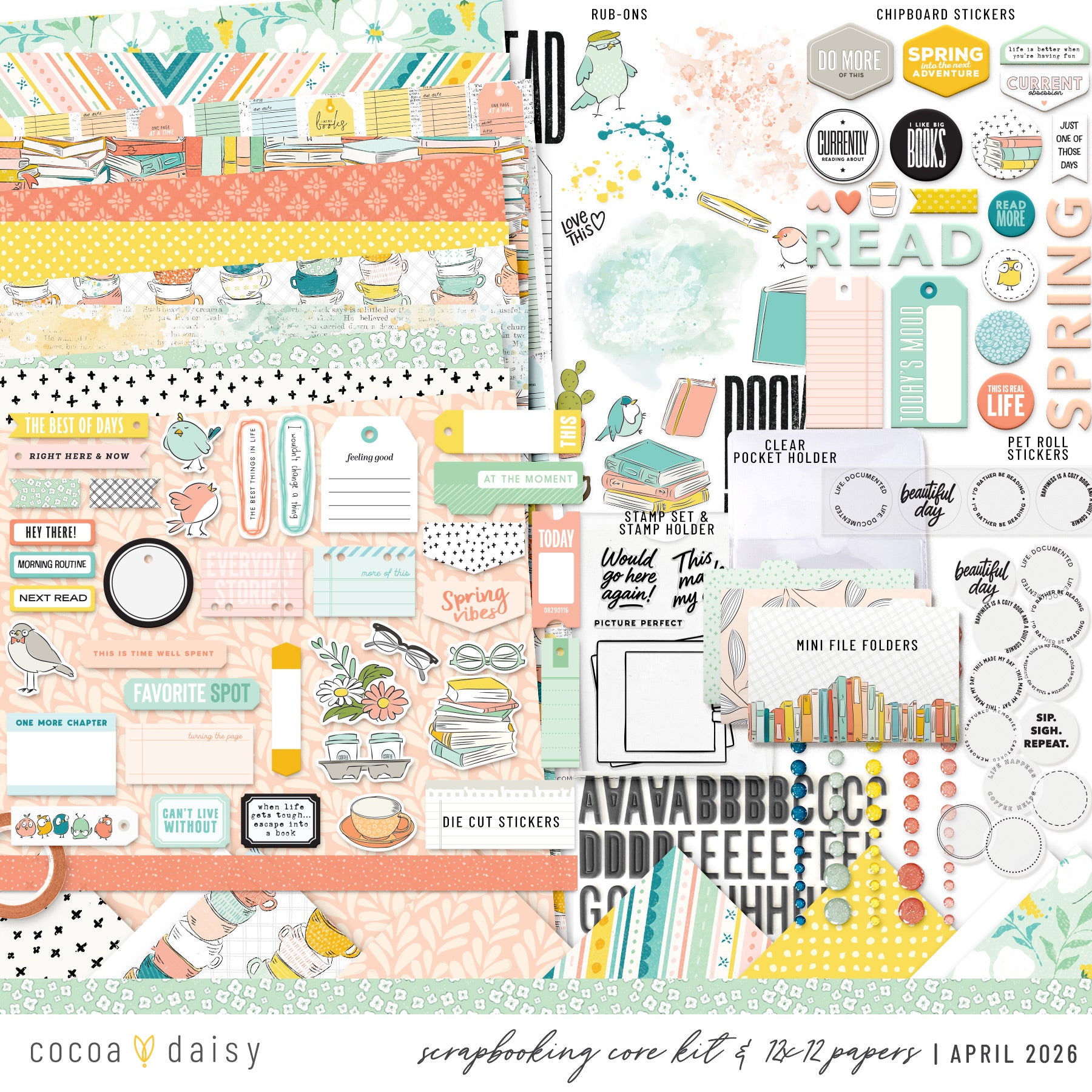 Scrapbooking Kit Subscription - Choose Your Add On - 1 month