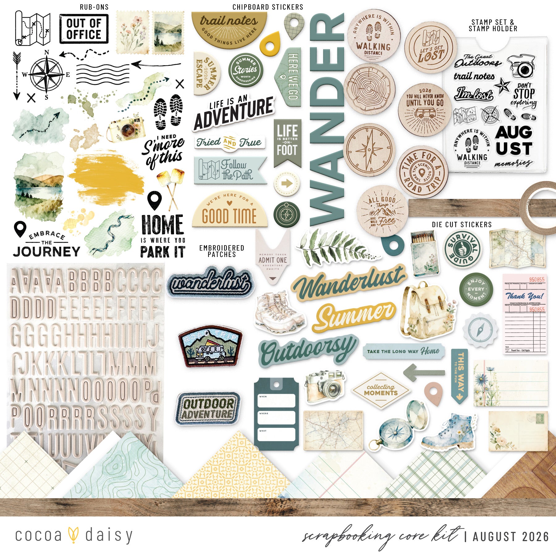 Scrapbooking Kit Subscription - No Add Ons - 1 month