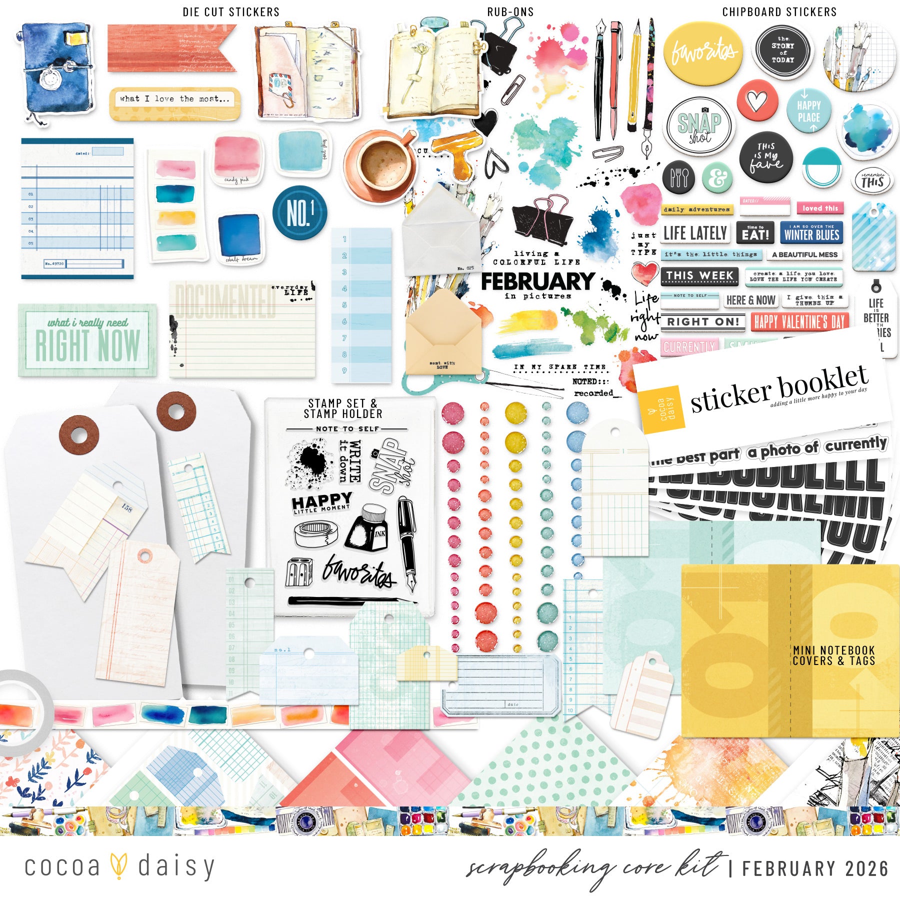 Scrapbooking Kit Subscription - No Add Ons - 1 month