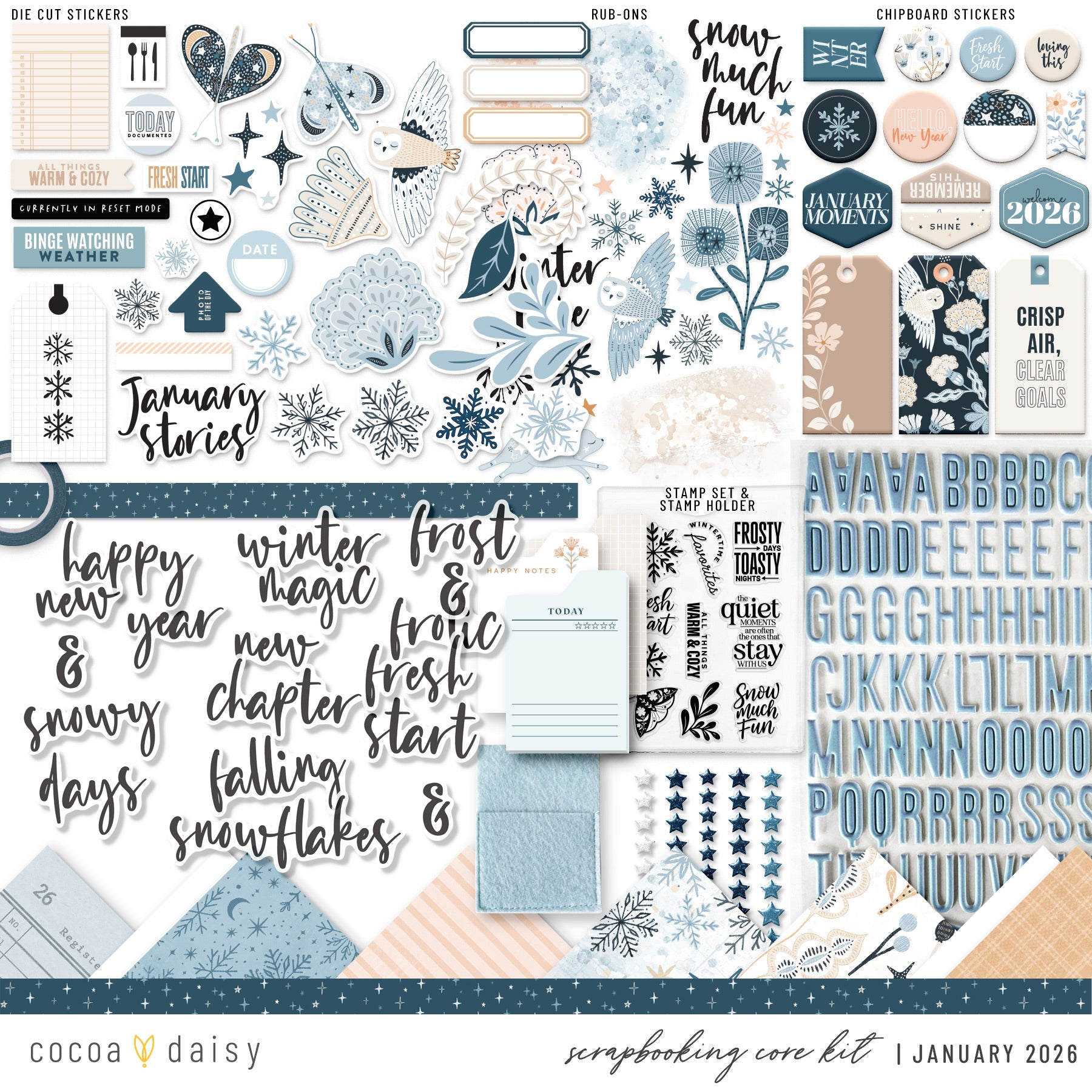 Scrapbooking Kit Subscription - No Add Ons - 1 month