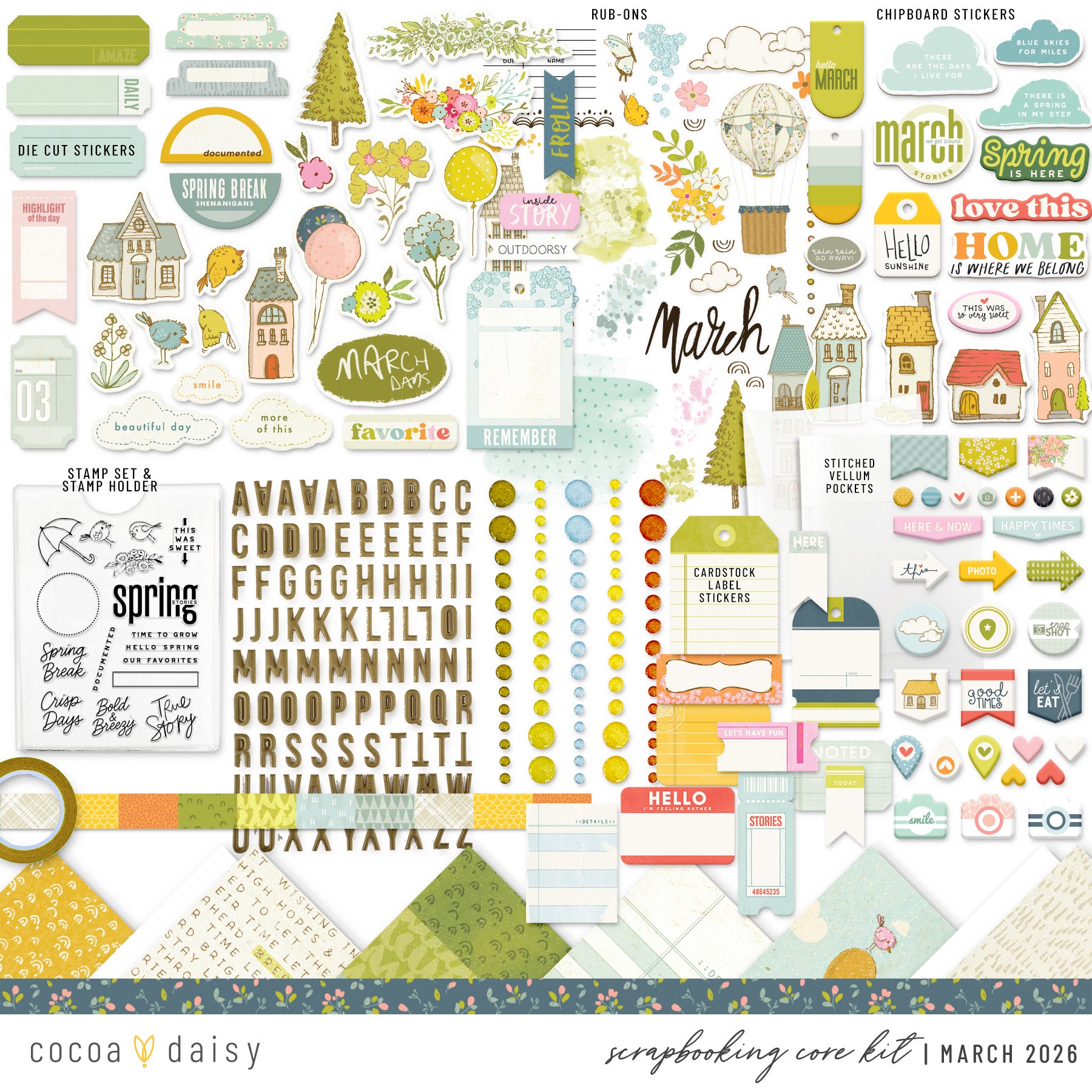 Scrapbooking Kit Subscription - No Add Ons - 1 month