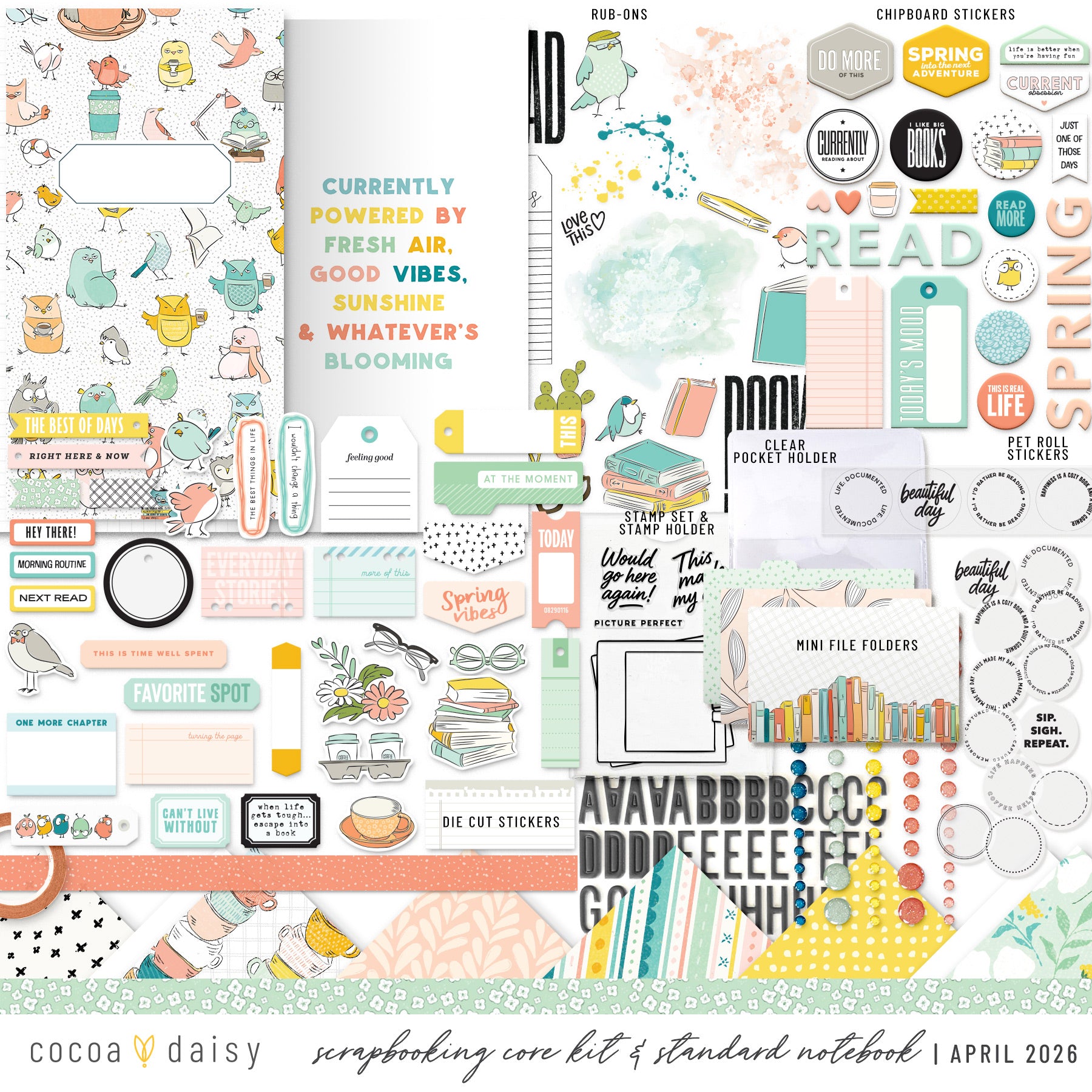 Scrapbooking Kit Subscription - Choose Your Add On - 1 month