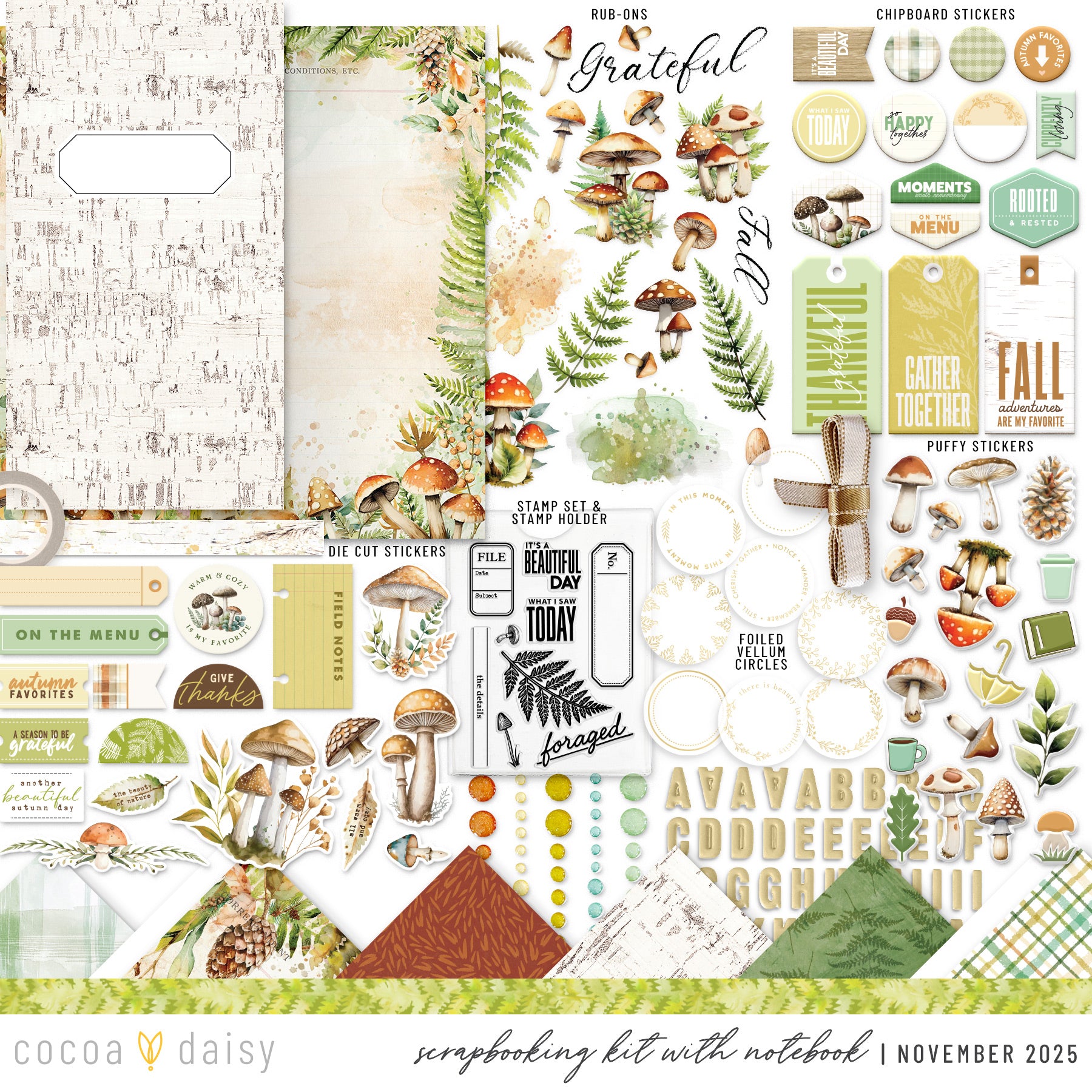 Scrapbooking Kit Subscription - Choose Your Add On - 1 month