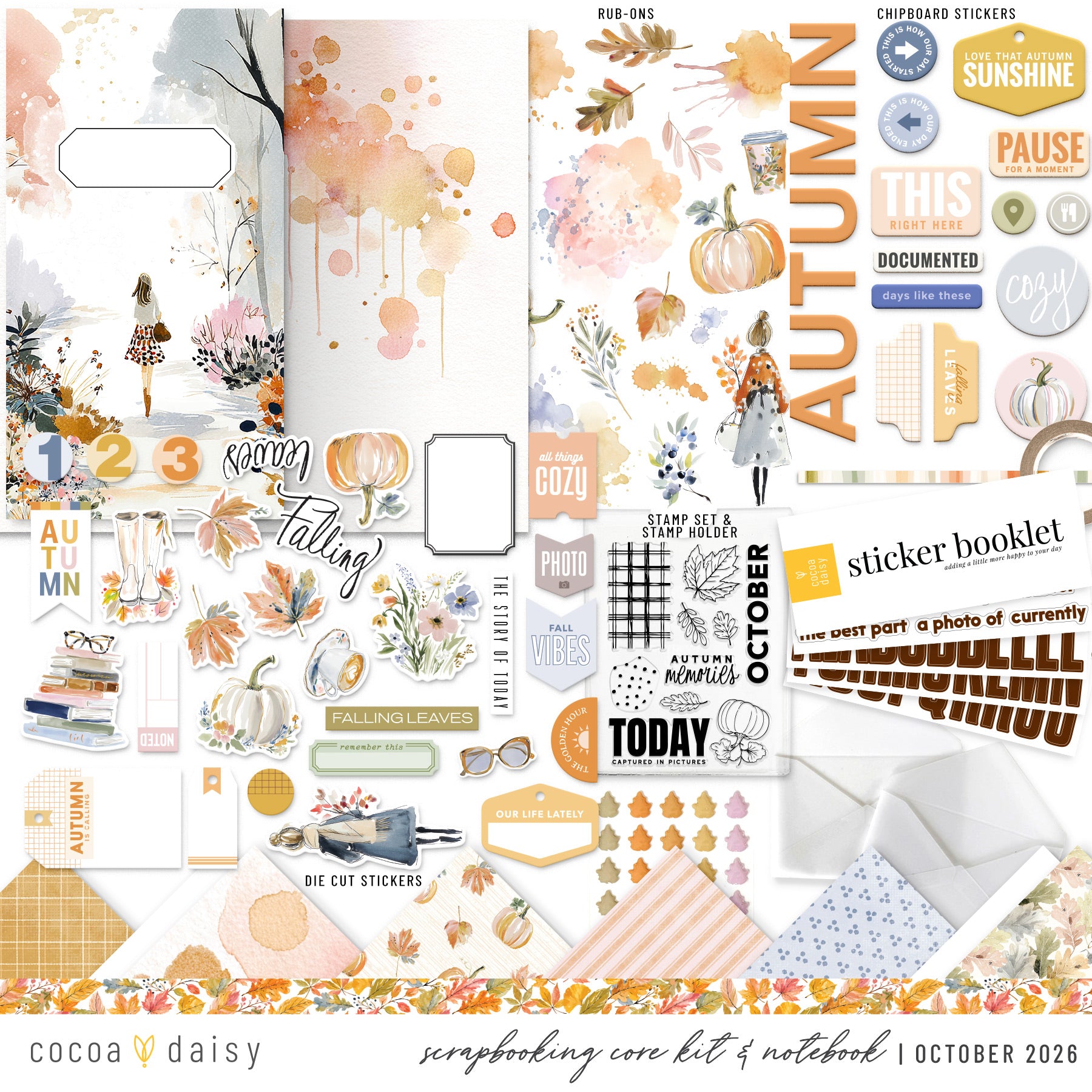 Scrapbooking Kit Subscription - Choose Your Add On - 1 month