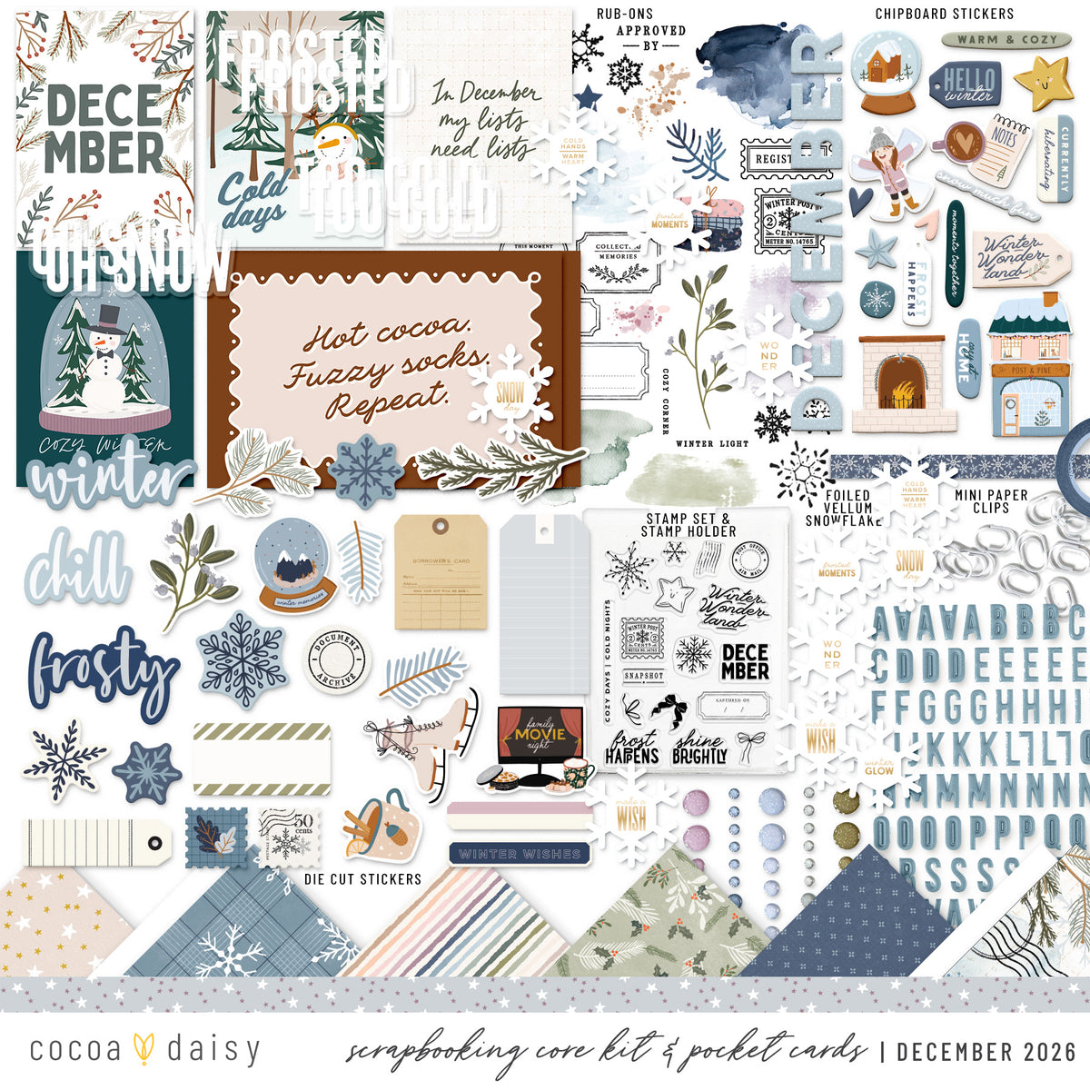 Scrapbooking Kit Subscription - Choose Your Add On - 1 month