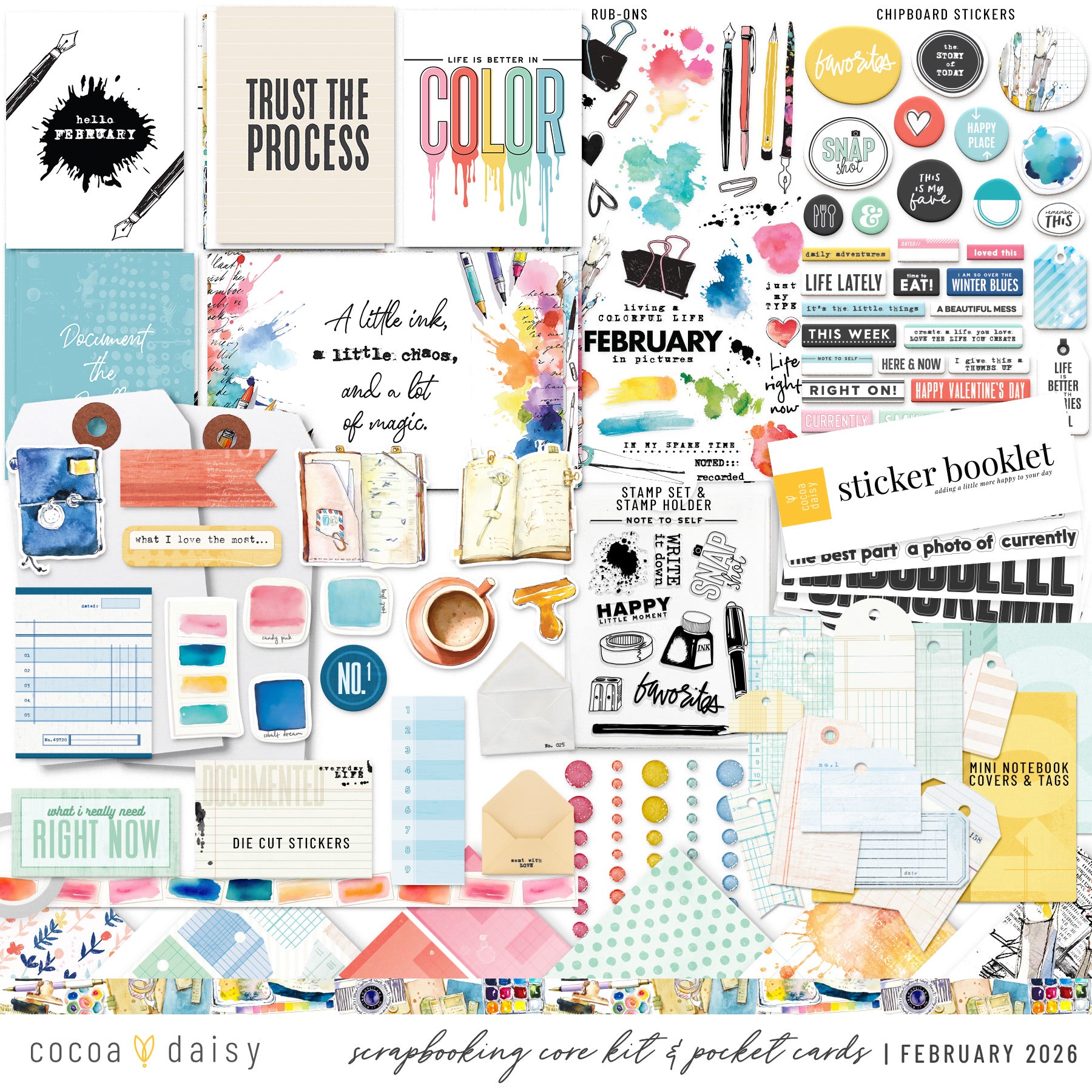 Scrapbooking Kit Subscription - Choose Your Add On - 1 month