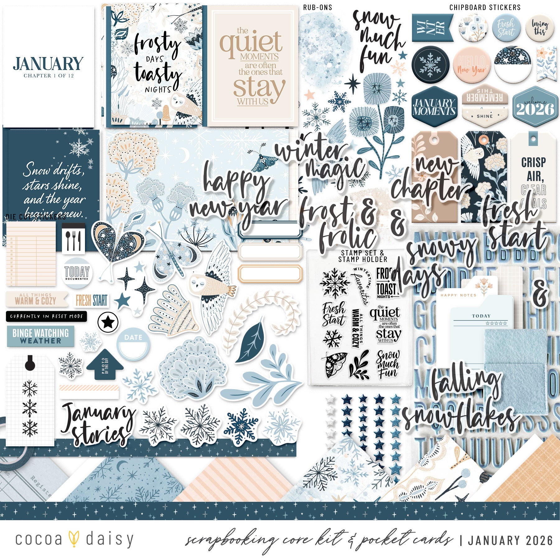 Scrapbooking Kit Subscription - Choose Your Add On - 1 month