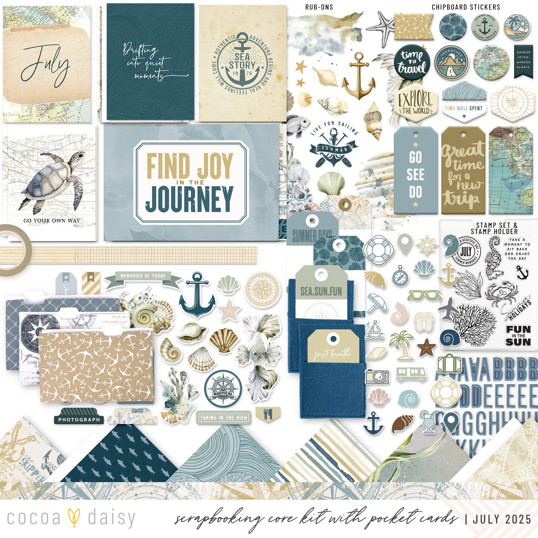 Scrapbooking Kit Subscription - Choose Your Add On - 1 month