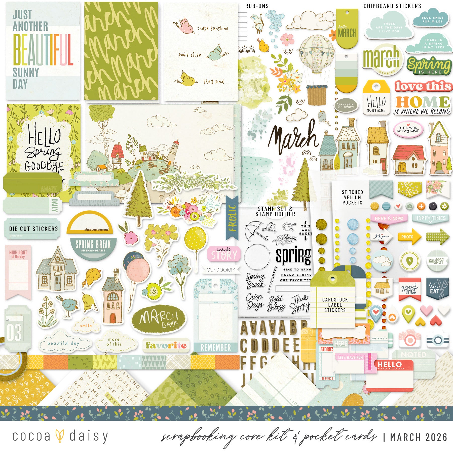 Scrapbooking Kit Subscription - Choose Your Add On - 1 month