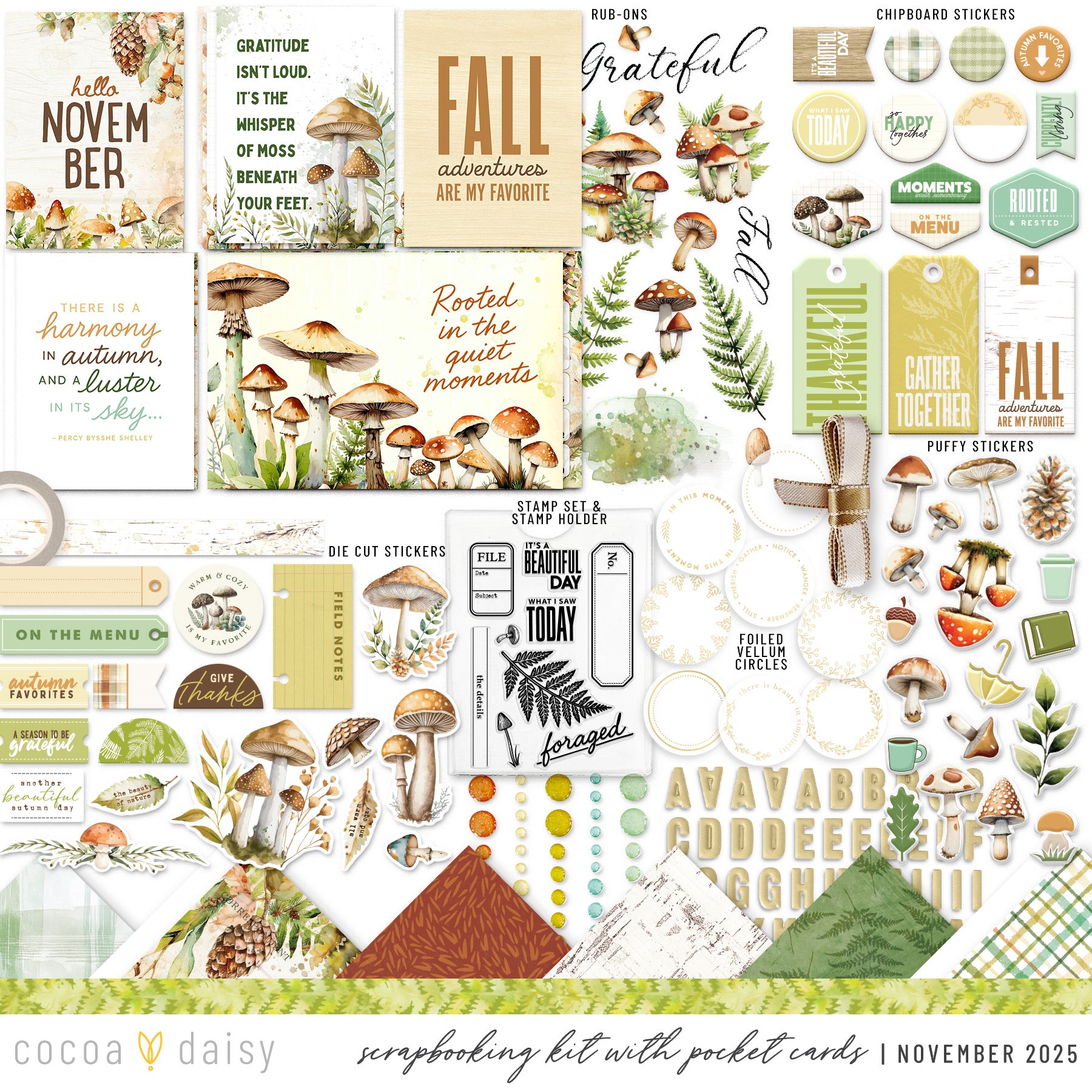 Scrapbooking Kit Subscription - Choose Your Add On - 1 month