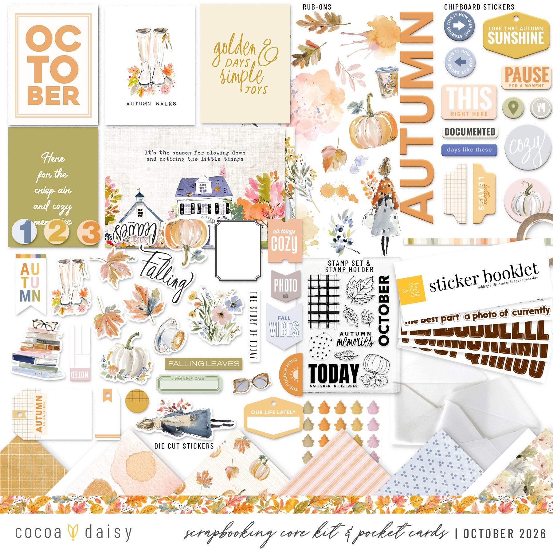 Scrapbooking Kit Subscription - Choose Your Add On - 1 month