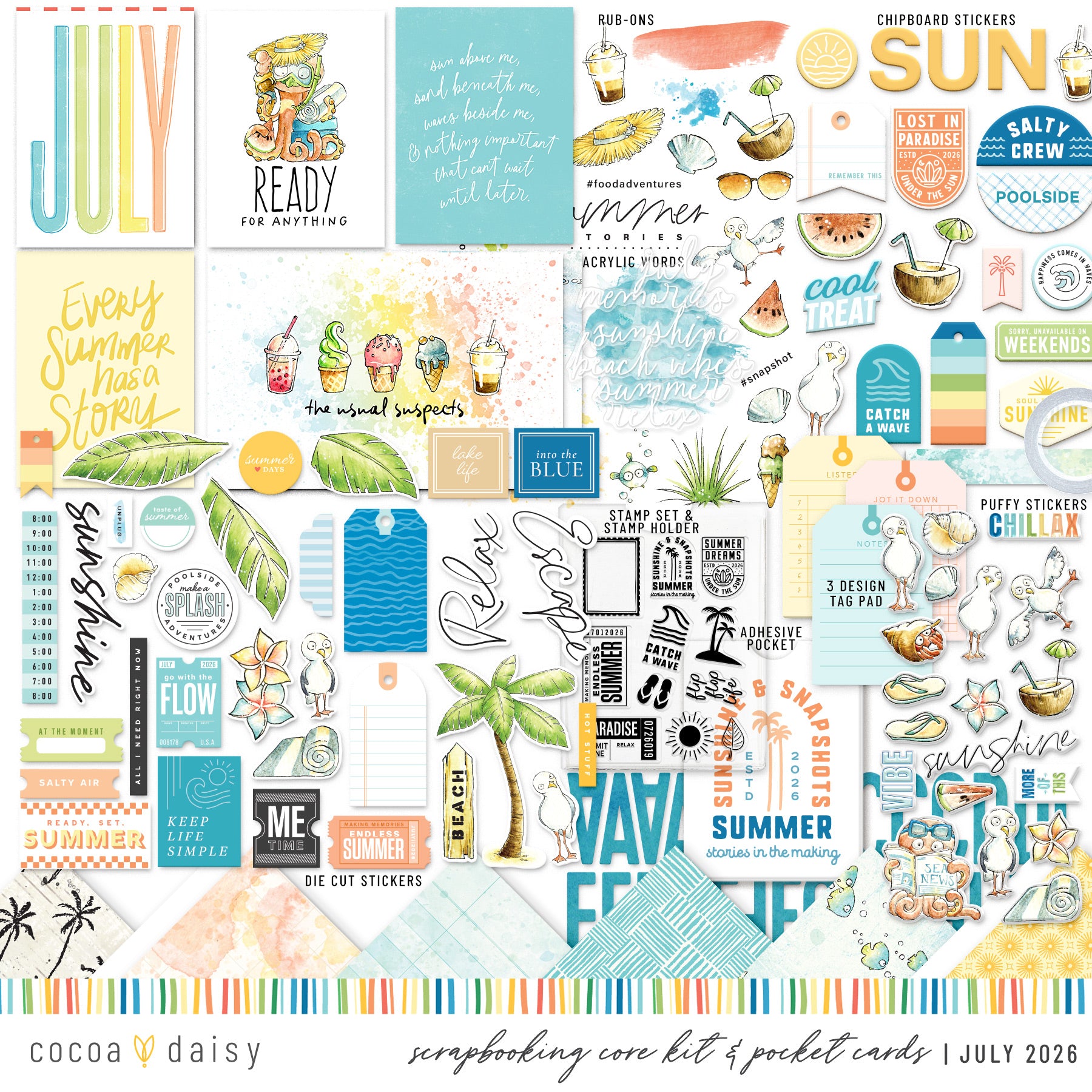 Scrapbooking Kit Subscription - Choose Your Add On - 1 month
