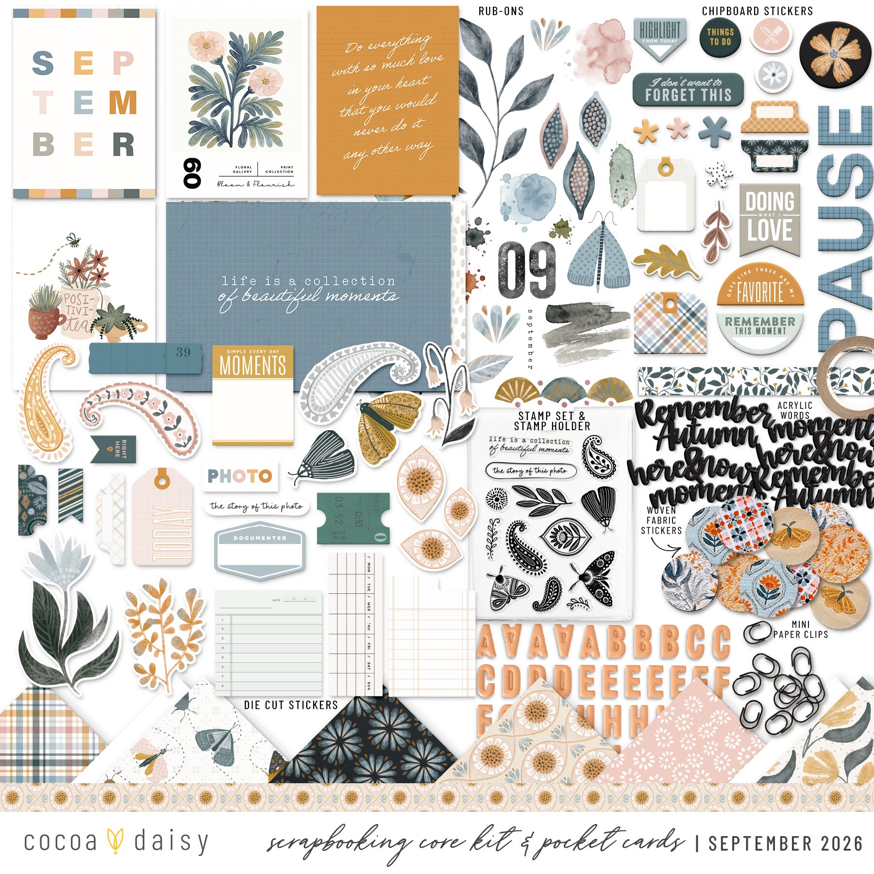 Scrapbooking Kit Subscription - Choose Your Add On - 1 month