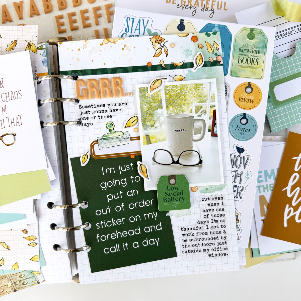 Chapters Scrapbooking Kit - Choose Your Add On - November 2024