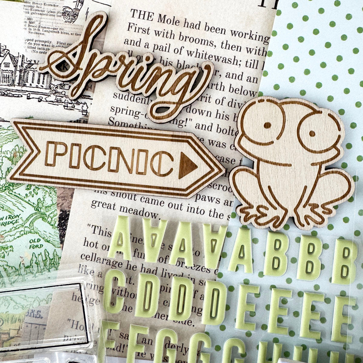 Willows Scrapbooking Kit - Choose Your Add On - March 2025