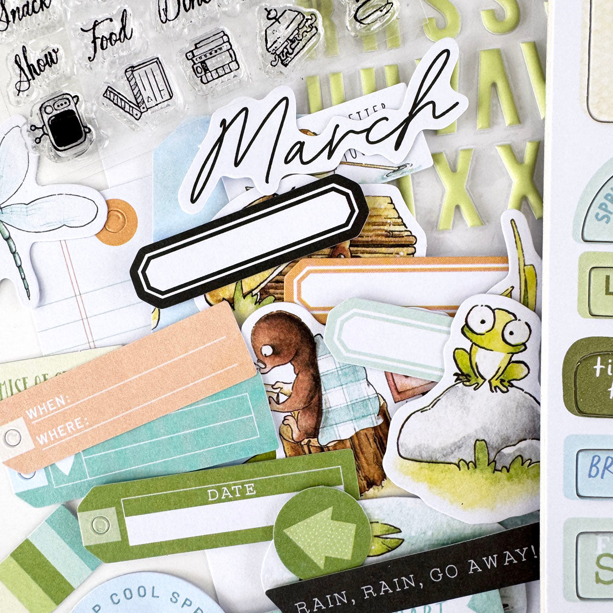 Willows Scrapbooking Kit - Choose Your Add On - March 2025