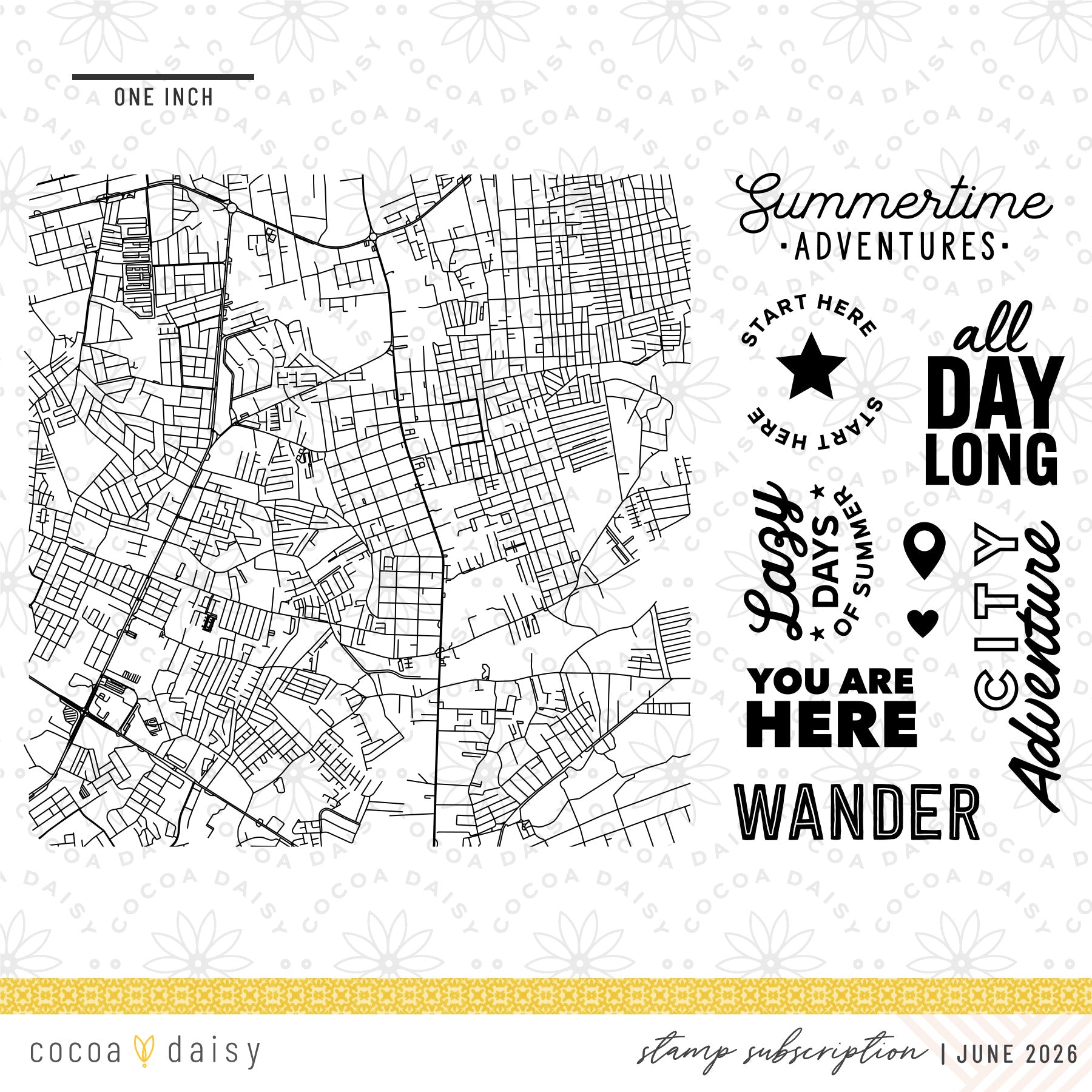 Summer Avenue "City Adventures" Stamp Set - June 2026
