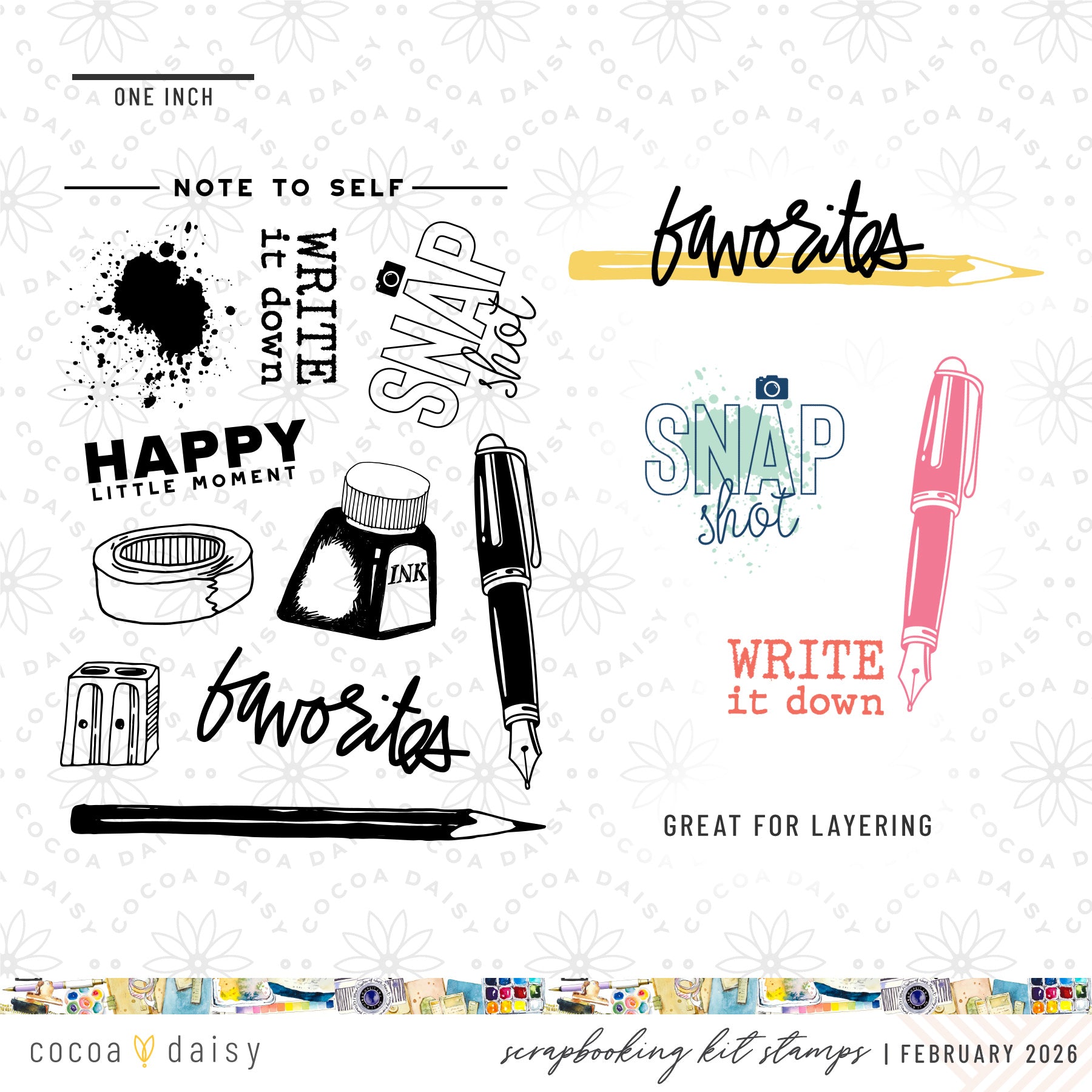 Scrapbooking Kit Subscription - Choose Your Add On - 1 month