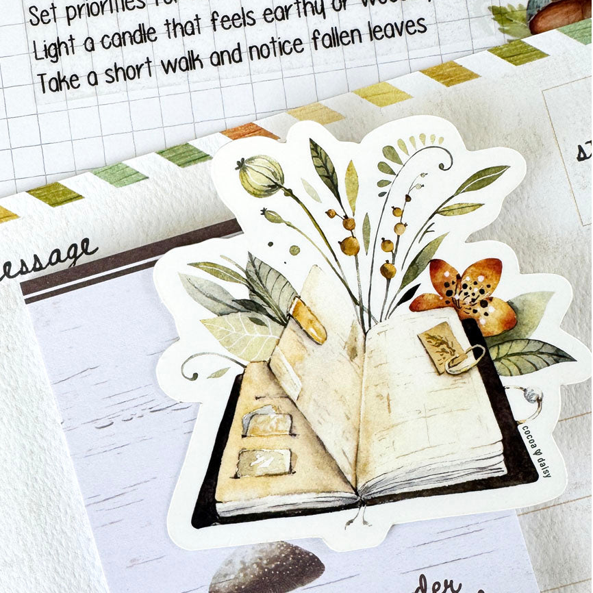 Moss & Mirth "Wander" Vinyl Sticker - November 2025