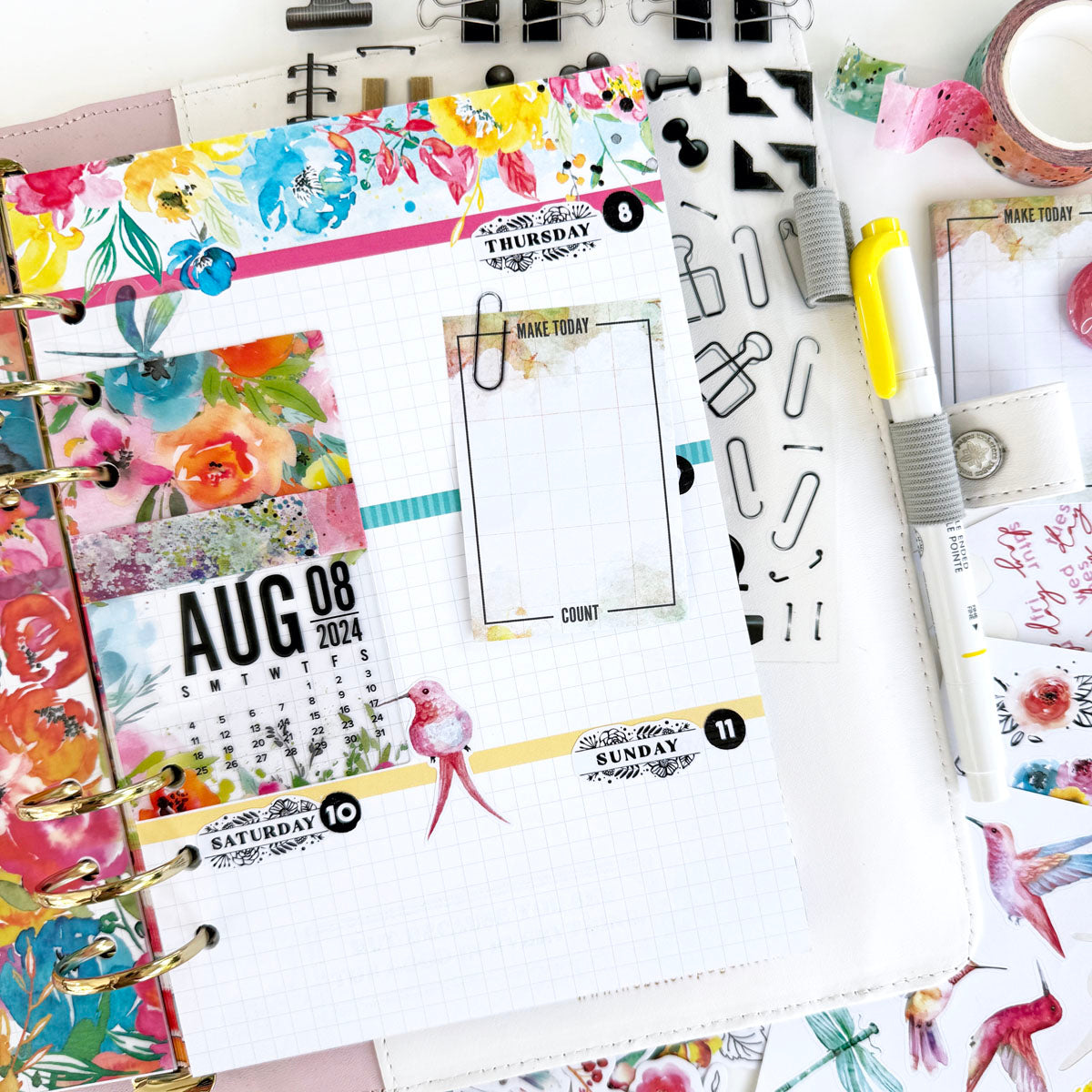 Sun-drenched Stationery Kit August 2024