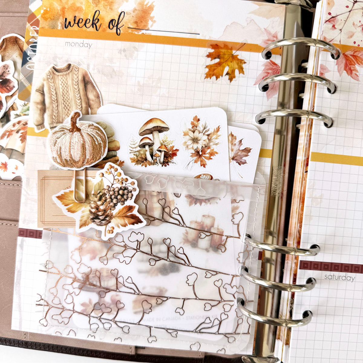 Cozy Season Stationery Kit October 2024