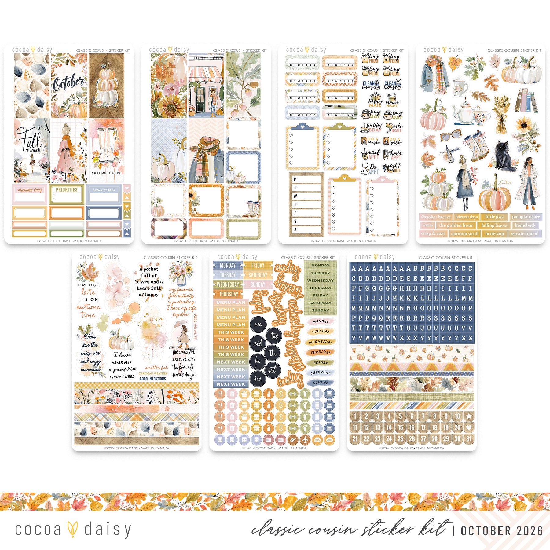 Classic Cousin Sticker Kit Subscription - 1 month