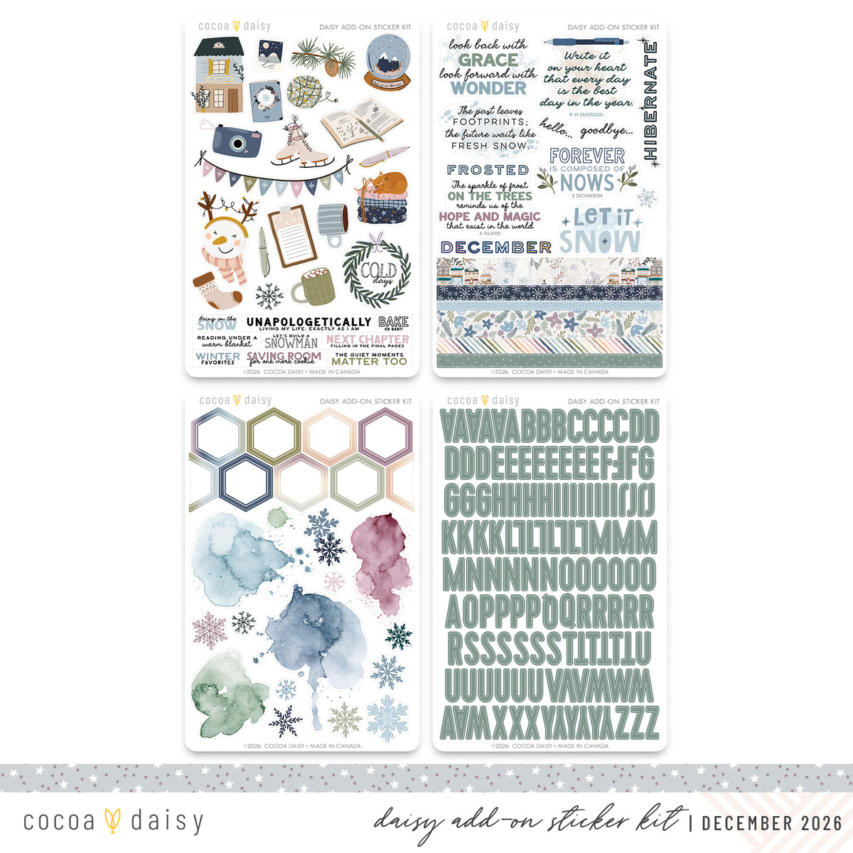 Daisy Add On Sticker Kit Subscription - 1 month