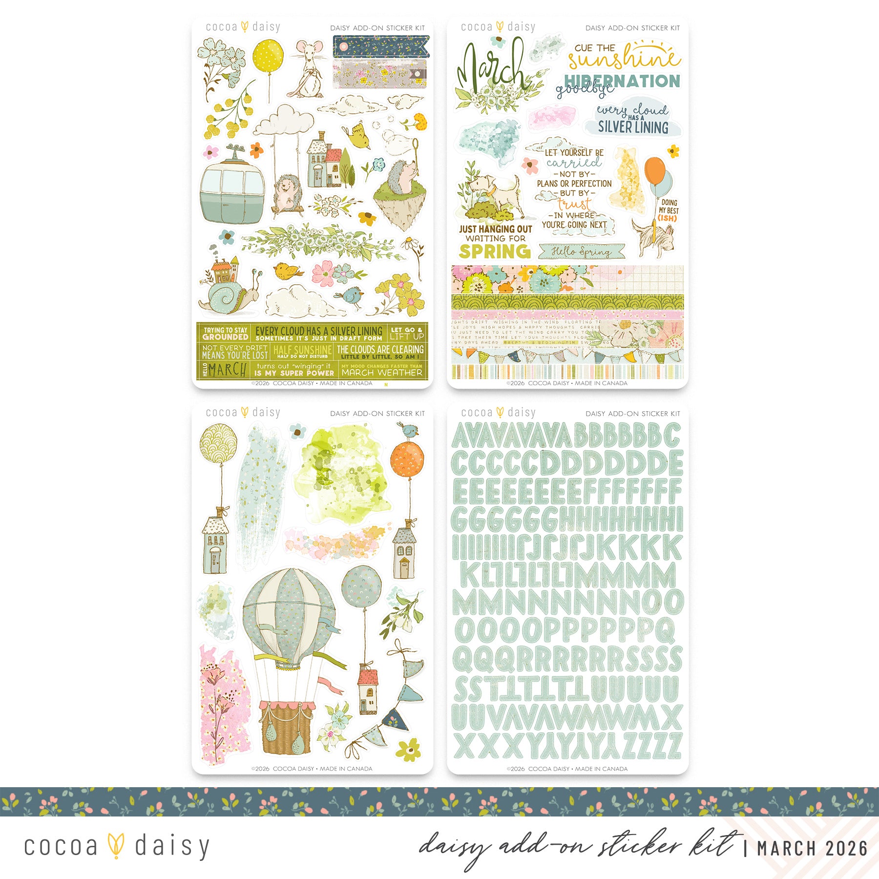 Daisy Add On Sticker Kit Subscription - 1 month