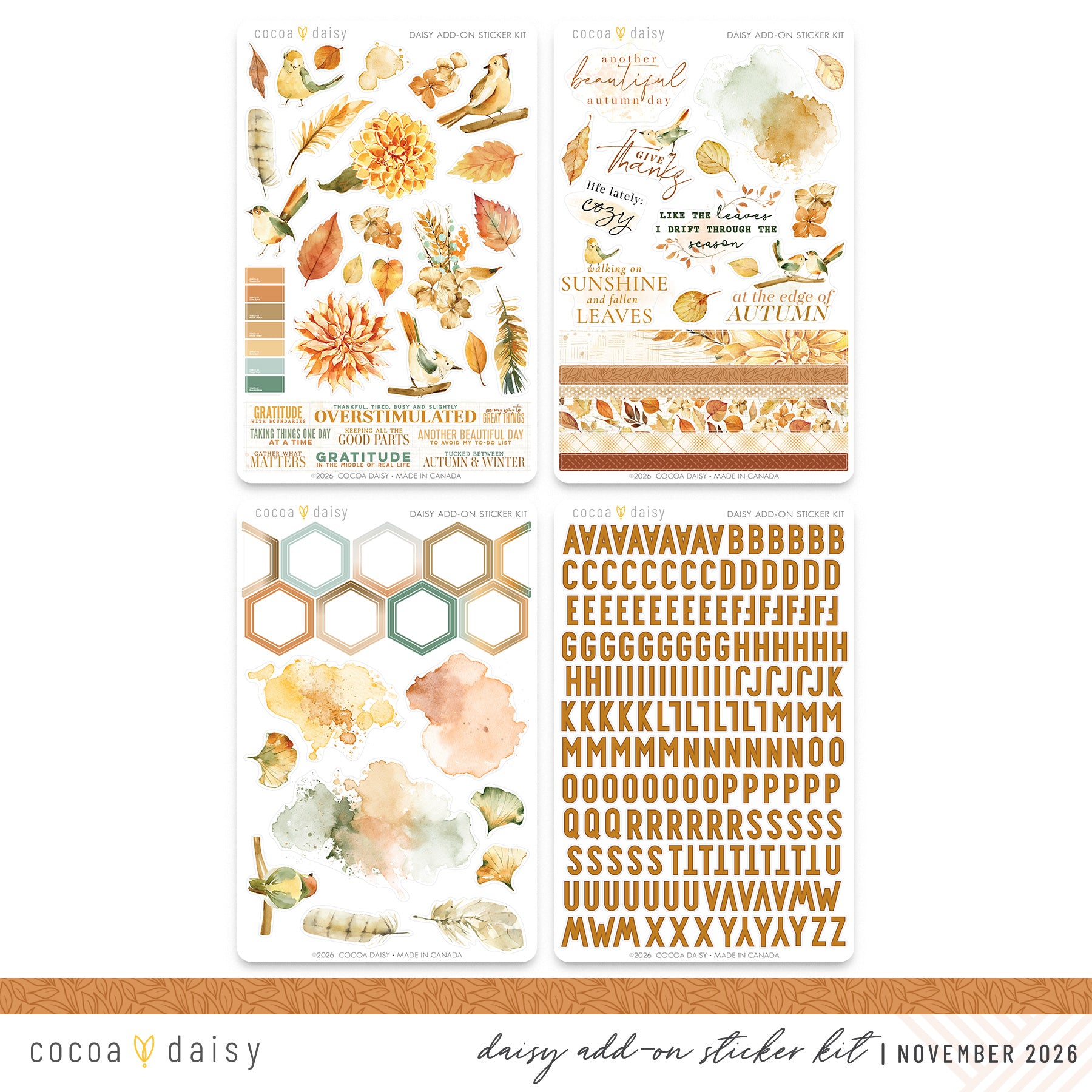 Daisy Add On Sticker Kit Subscription - 1 month