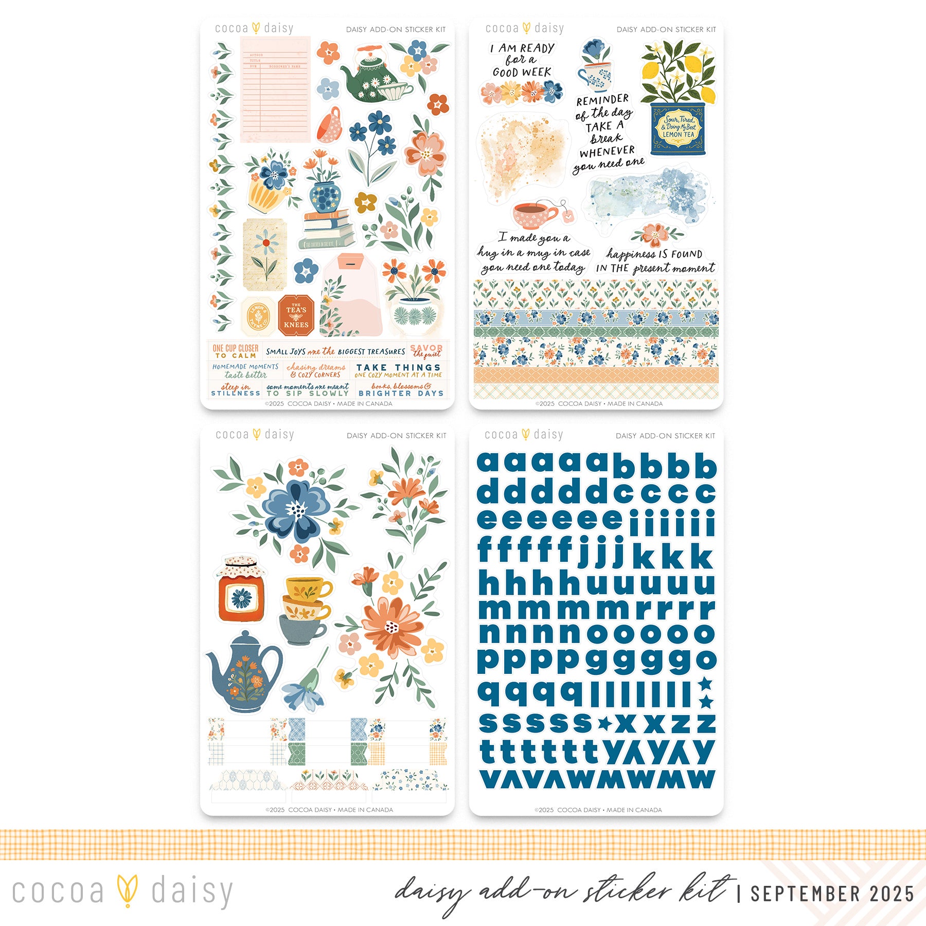 Daisy Add On Sticker Kit Subscription - 1 month