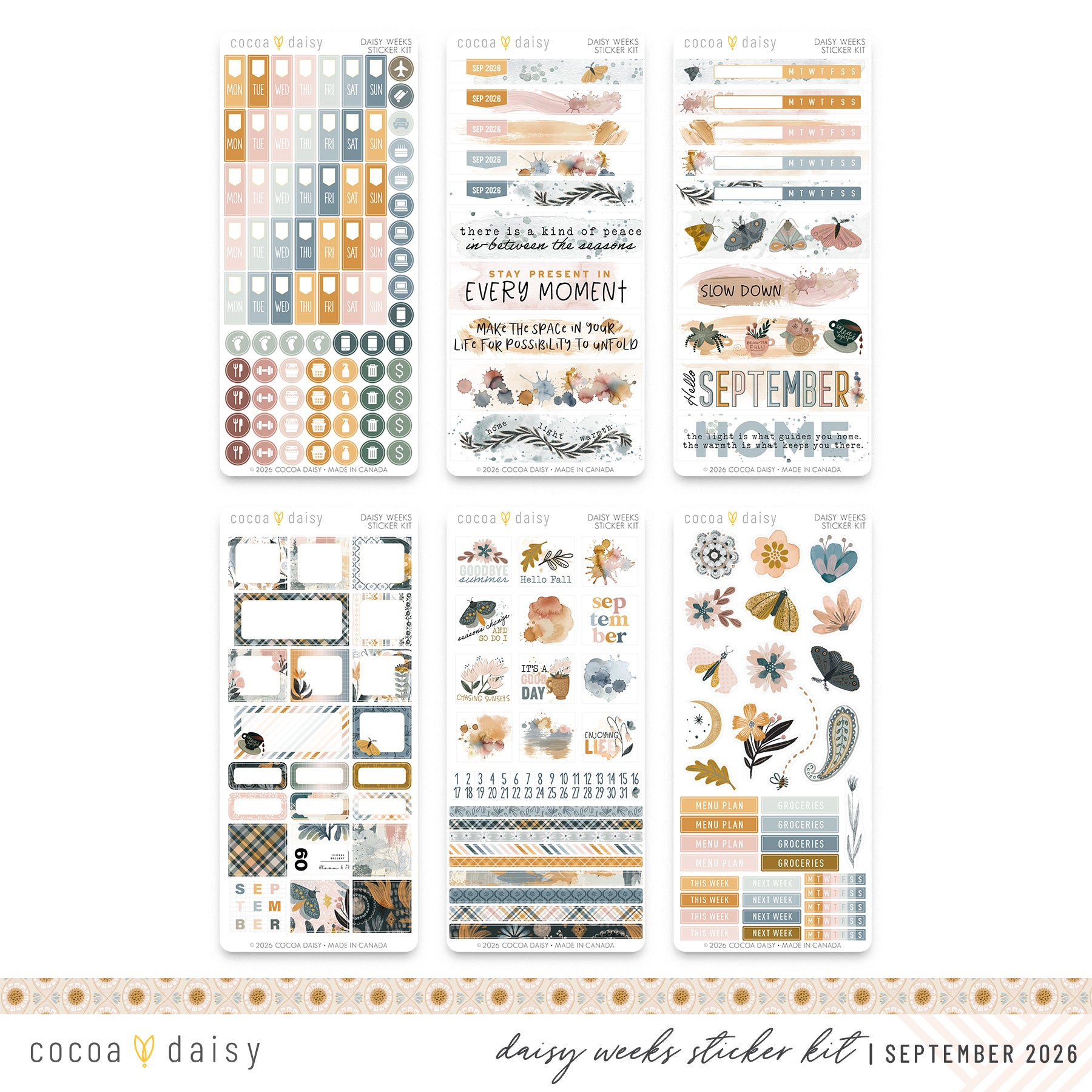 Daisy Weeks Sticker Kit Subscription - 1 month