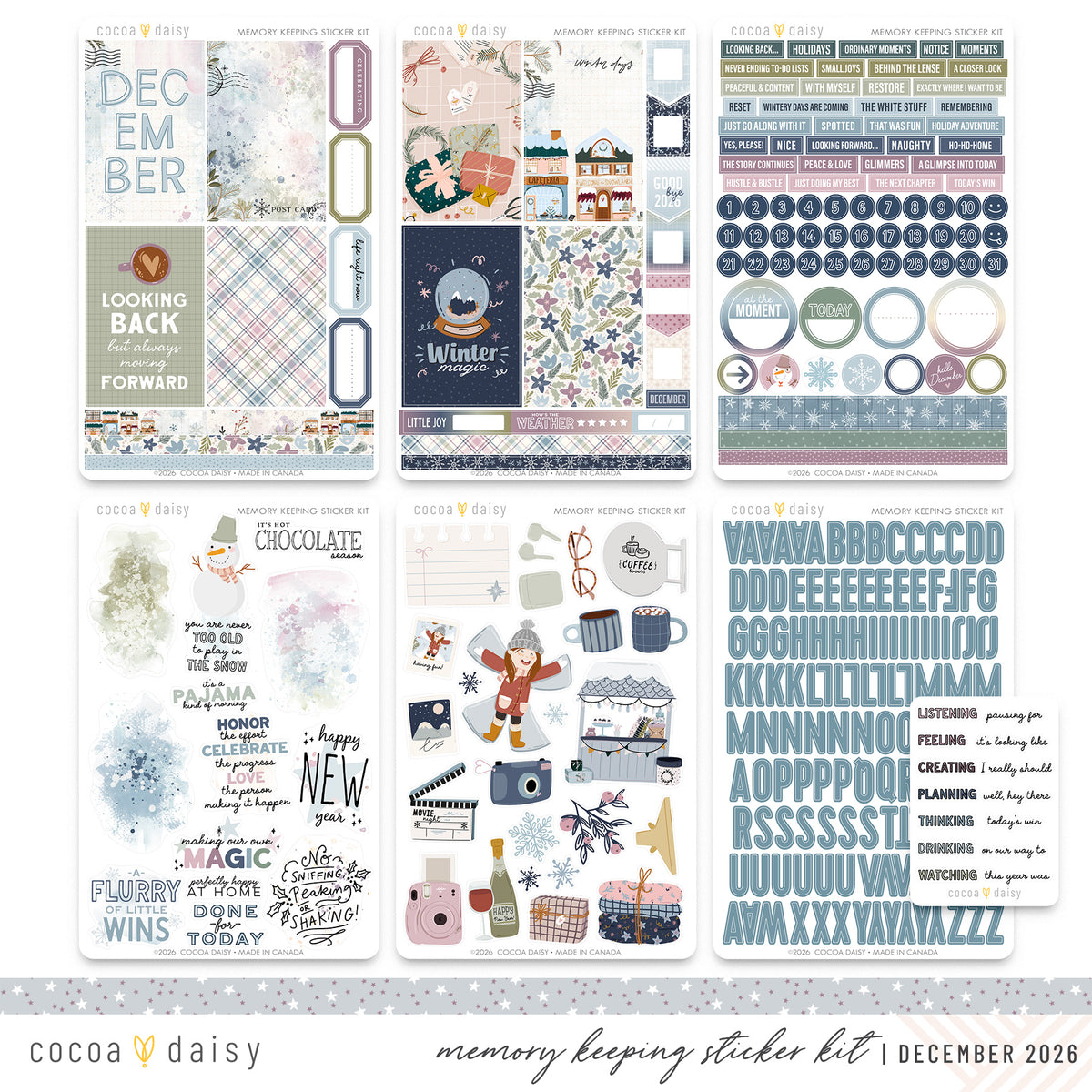 Memory Keeping Sticker Kit Subscription - 1 month