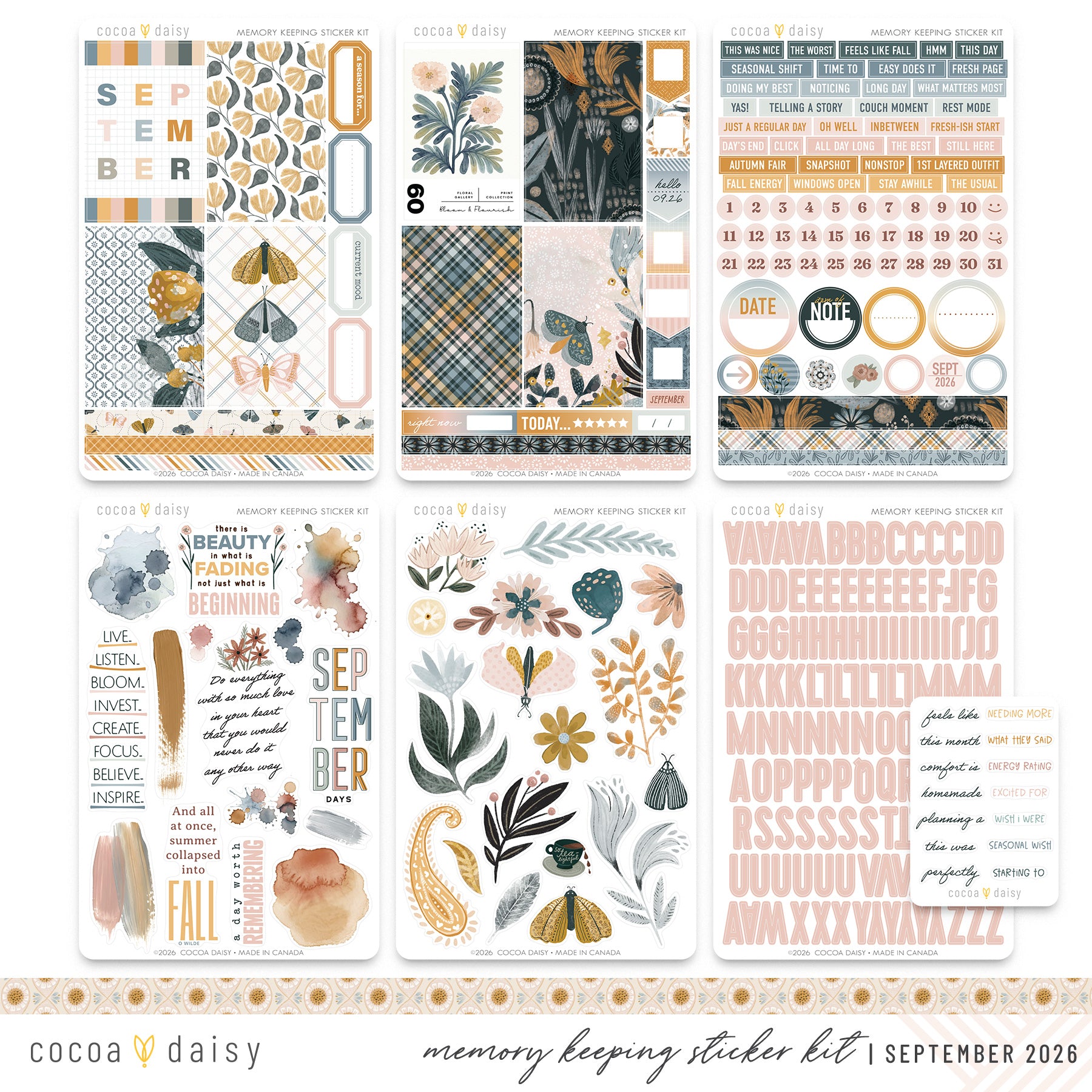 Memory Keeping Sticker Kit Subscription - 1 month