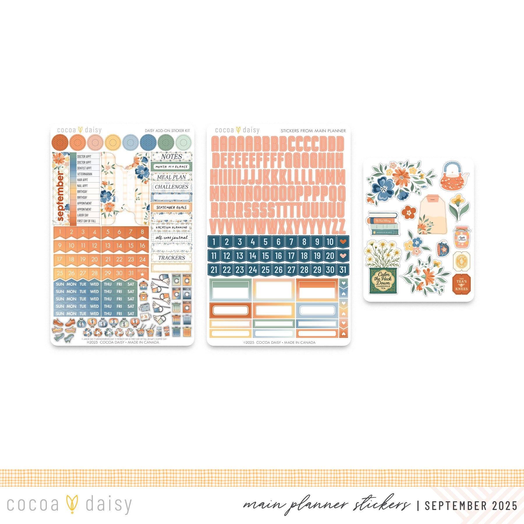Chapters of September Planner Kit - NO INSERTS - September 2025