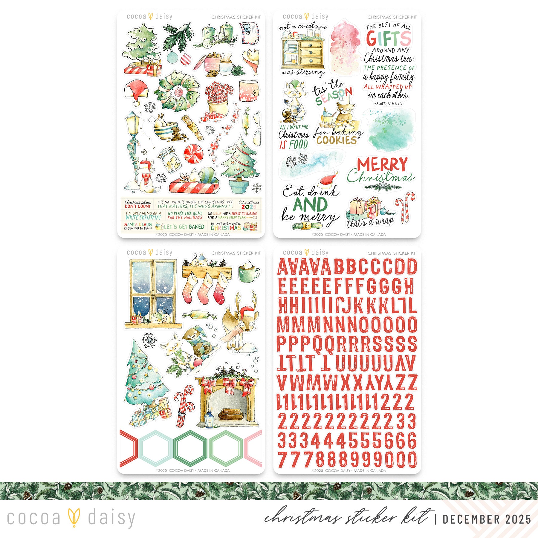 Christmas 2025 Bonus Kit + Sticker Bundle - December 2025