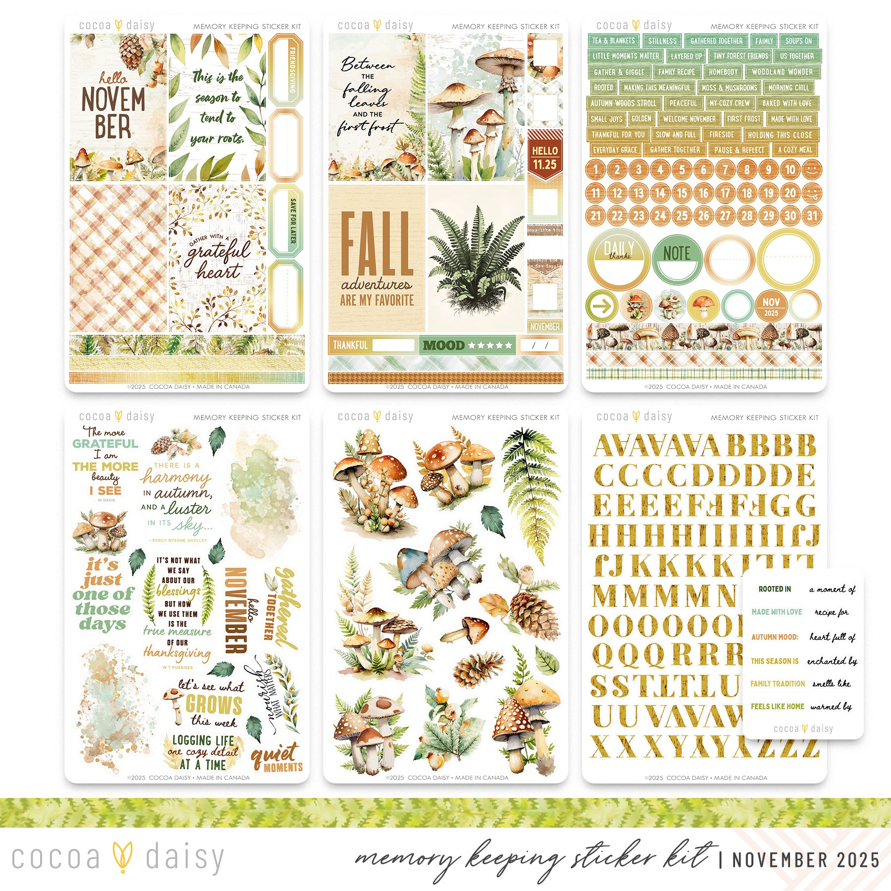Memory Keeping Sticker Kit Subscription - 1 month