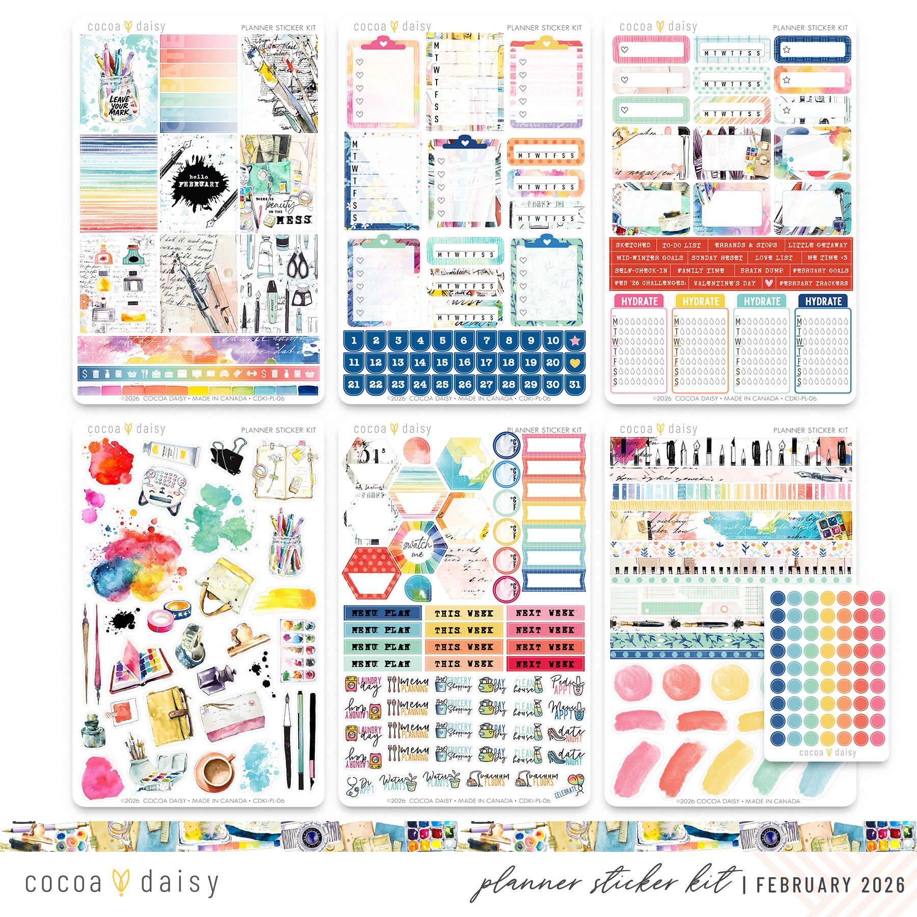 Planner Sticker Kit Subscription - 1 month