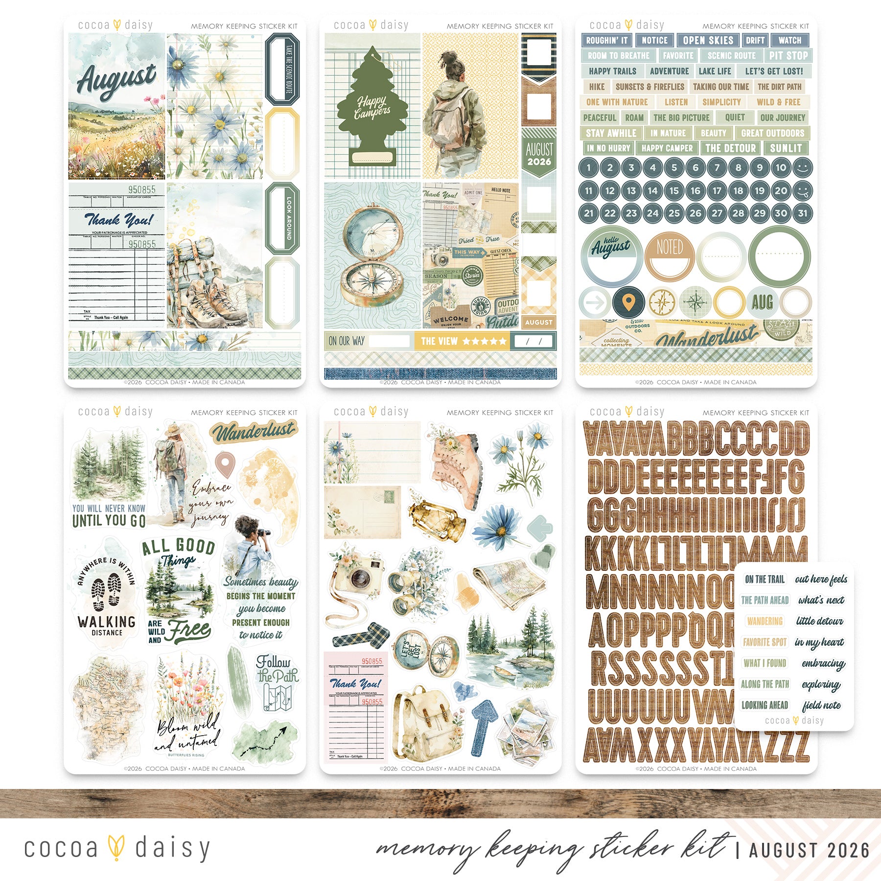 Memory Keeping Sticker Kit Subscription - 1 month